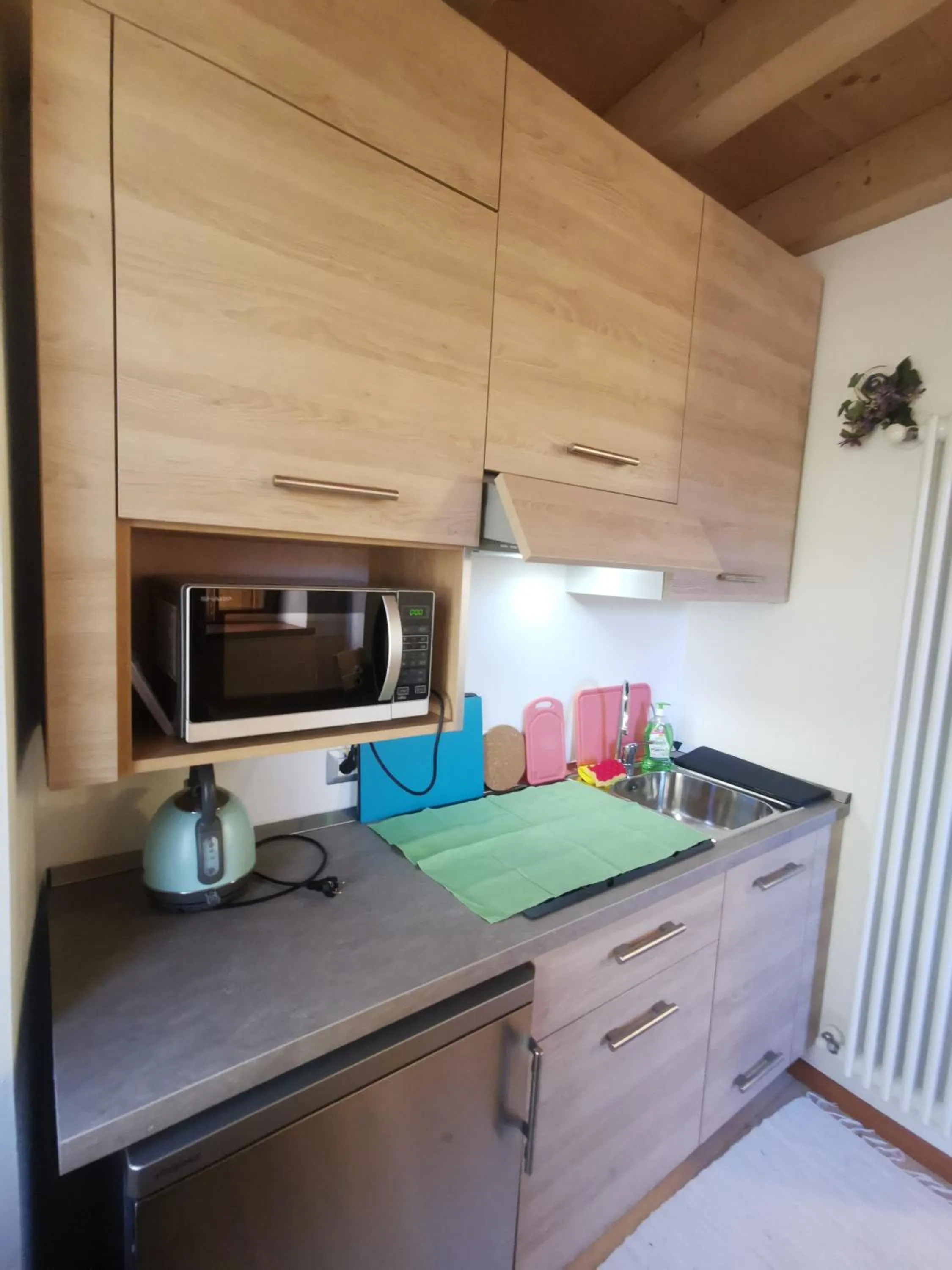 Kitchen or kitchenette in Appartamenti Camere Masi Brenta