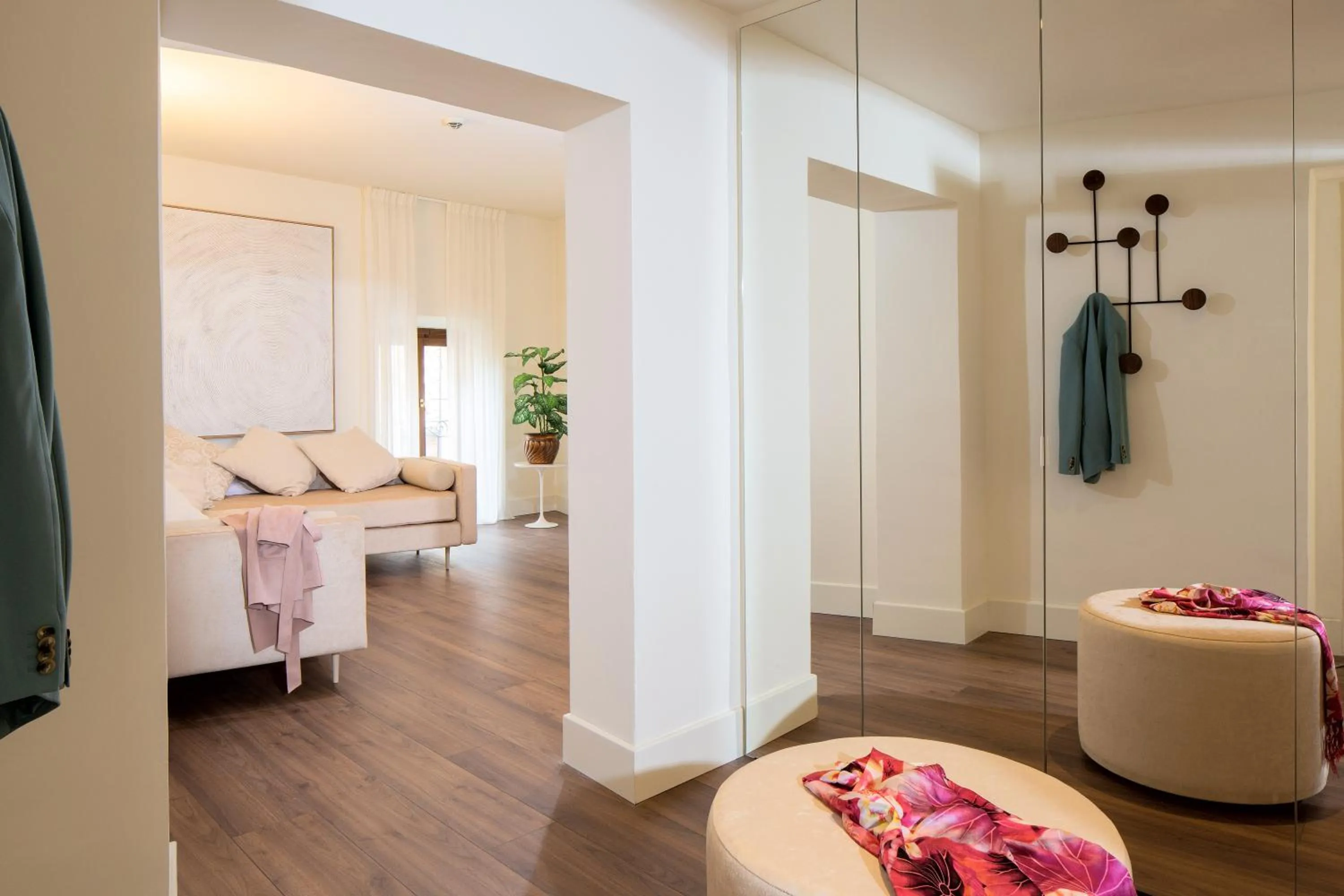 Bed in Giotto Hotel & Spa