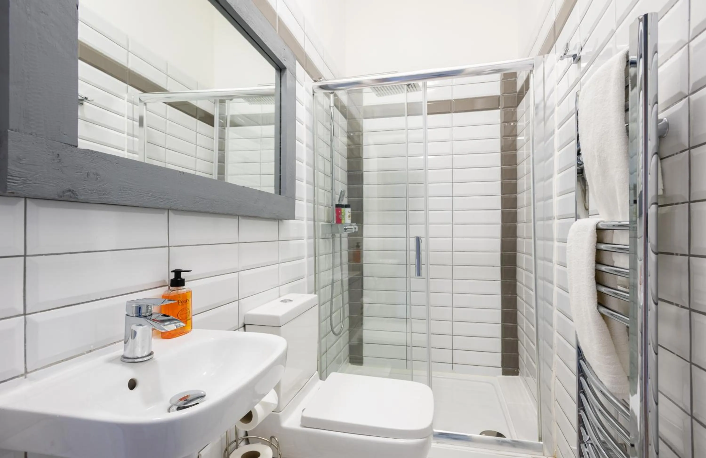 Bathroom in The Love Walk Apartments
