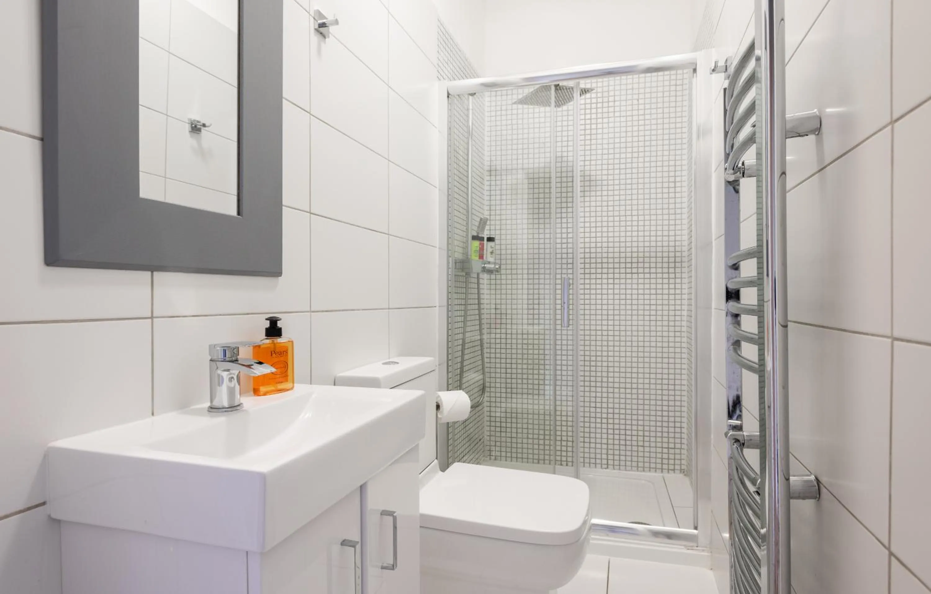 Bathroom in The Love Walk Apartments