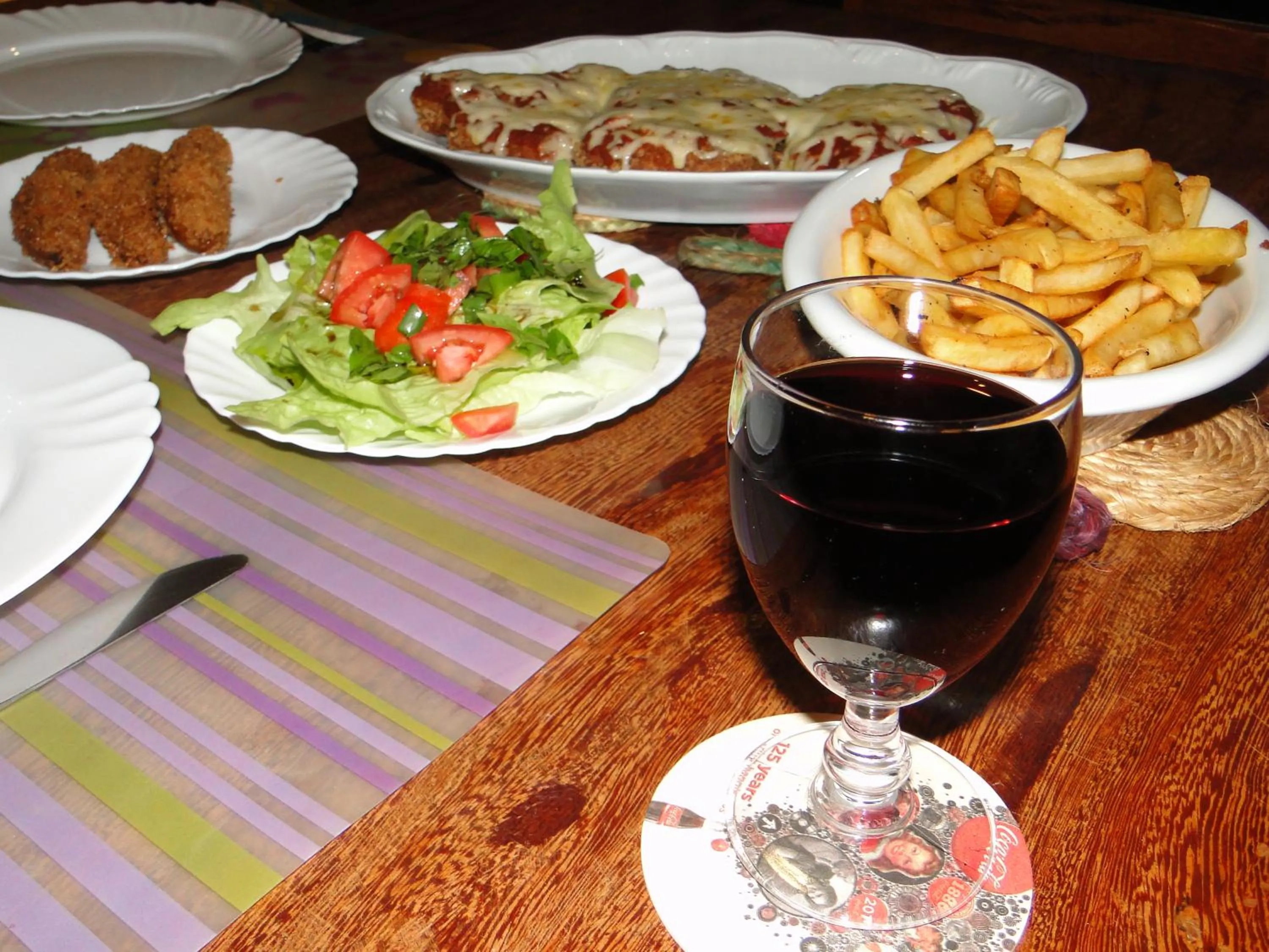 Dinner in Hotel Pousada Arco Iris