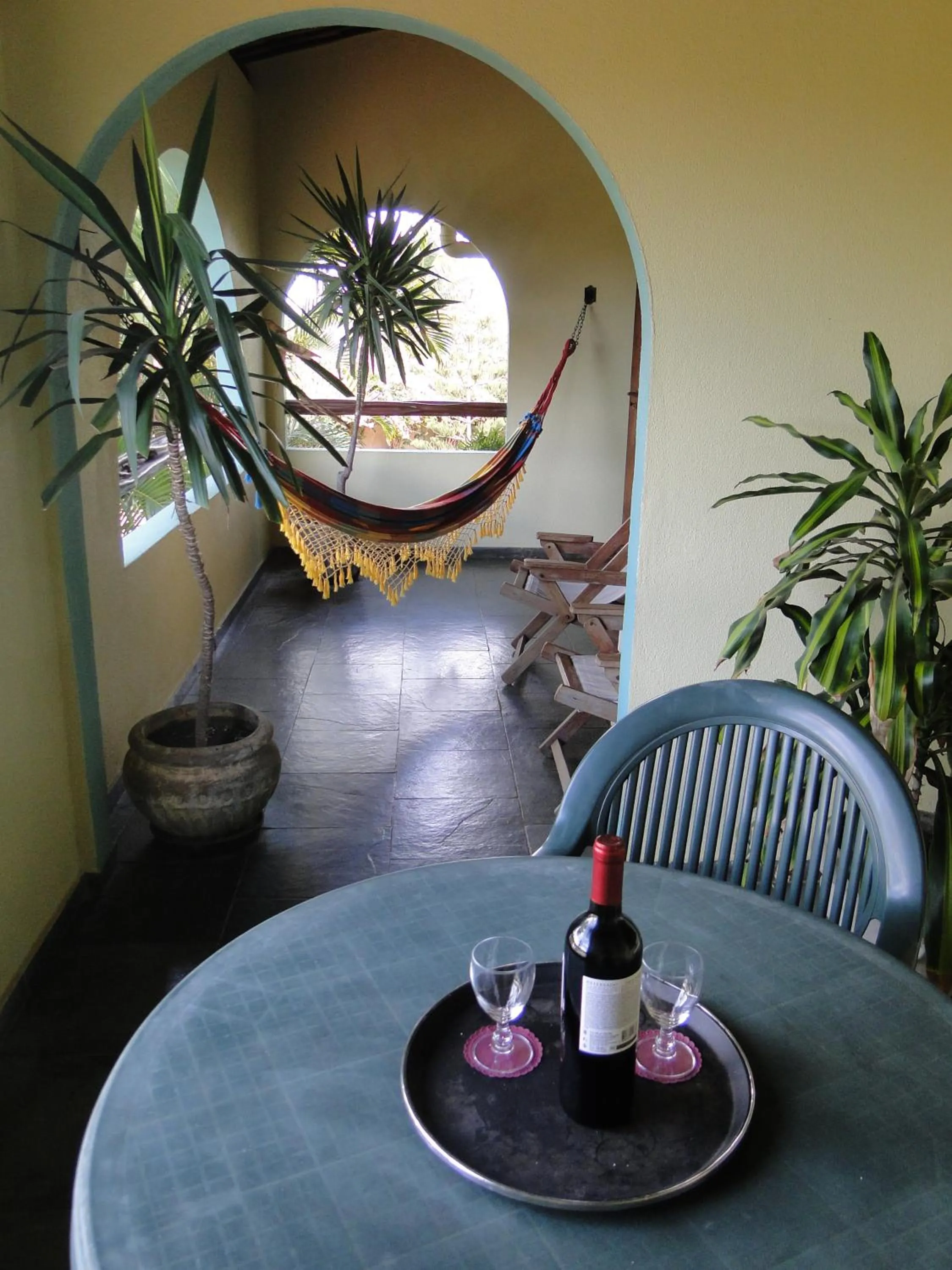 Seating area in Hotel Pousada Arco Iris