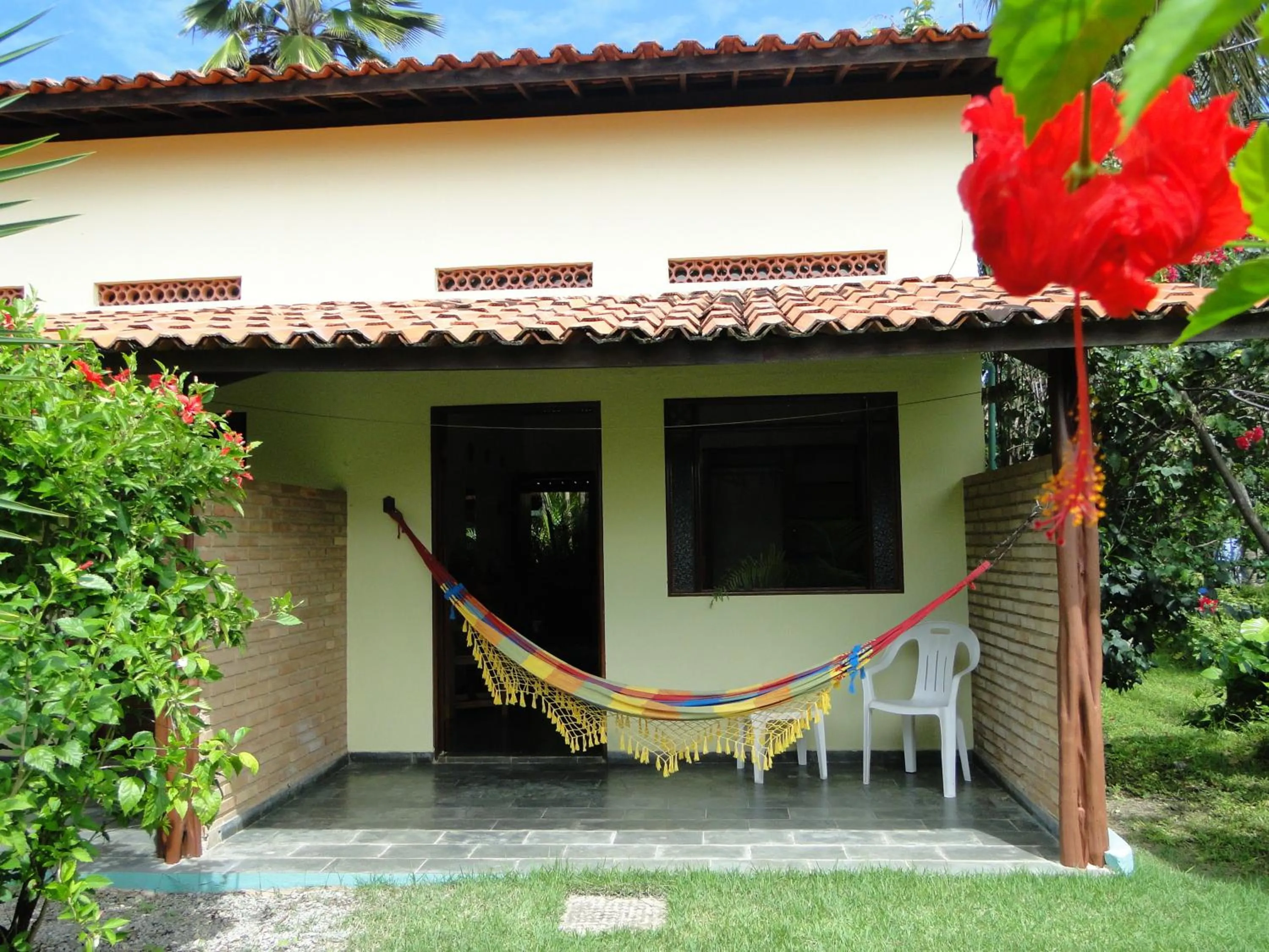 Patio in Hotel Pousada Arco Iris
