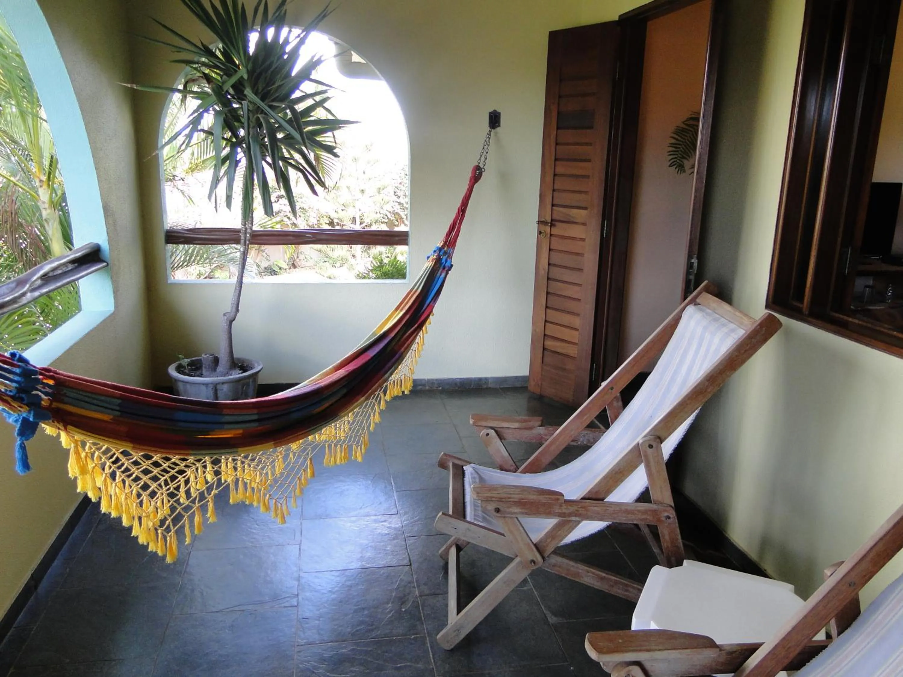 Seating area in Hotel Pousada Arco Iris