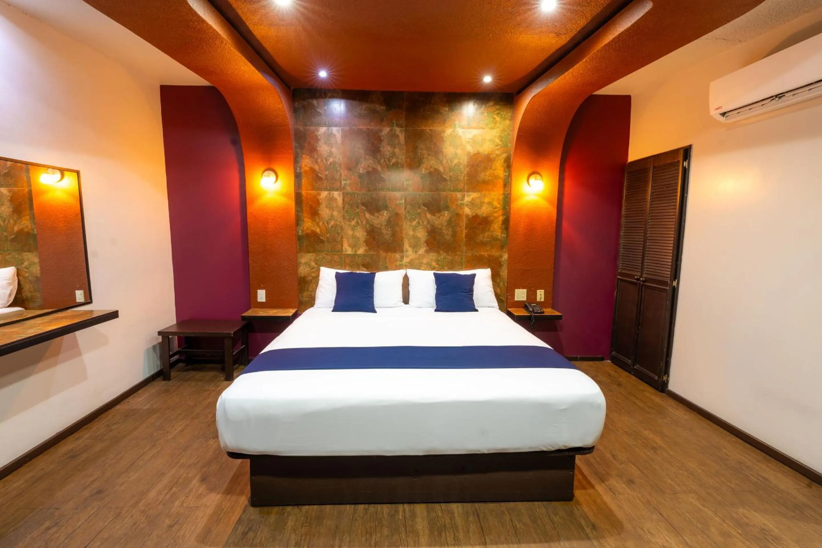 Bed in Hotel Rose Ensenada