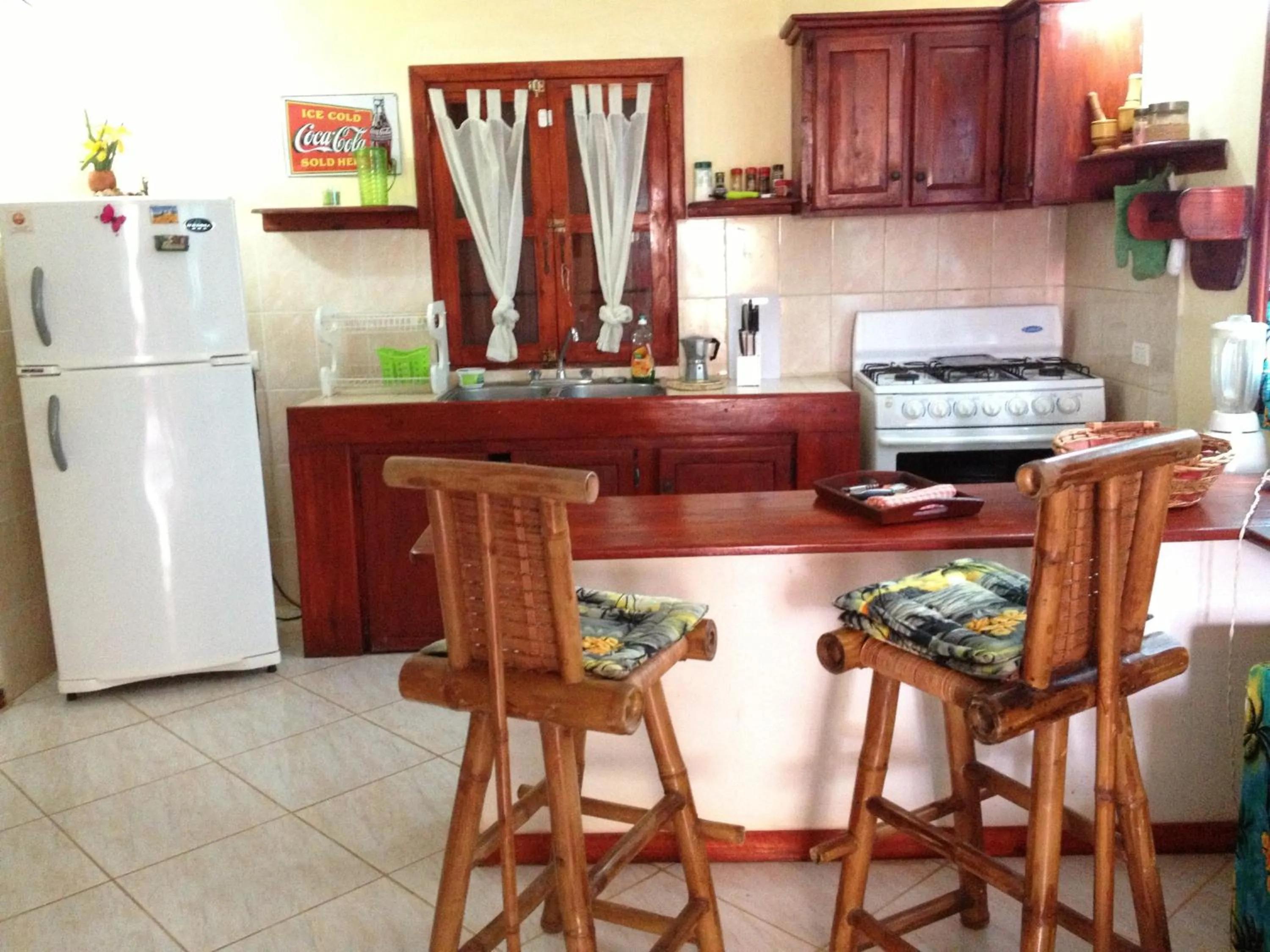 Kitchen or kitchenette in Villa La Caleta