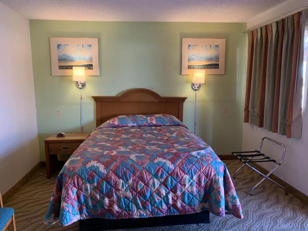 Bed in Western Motel