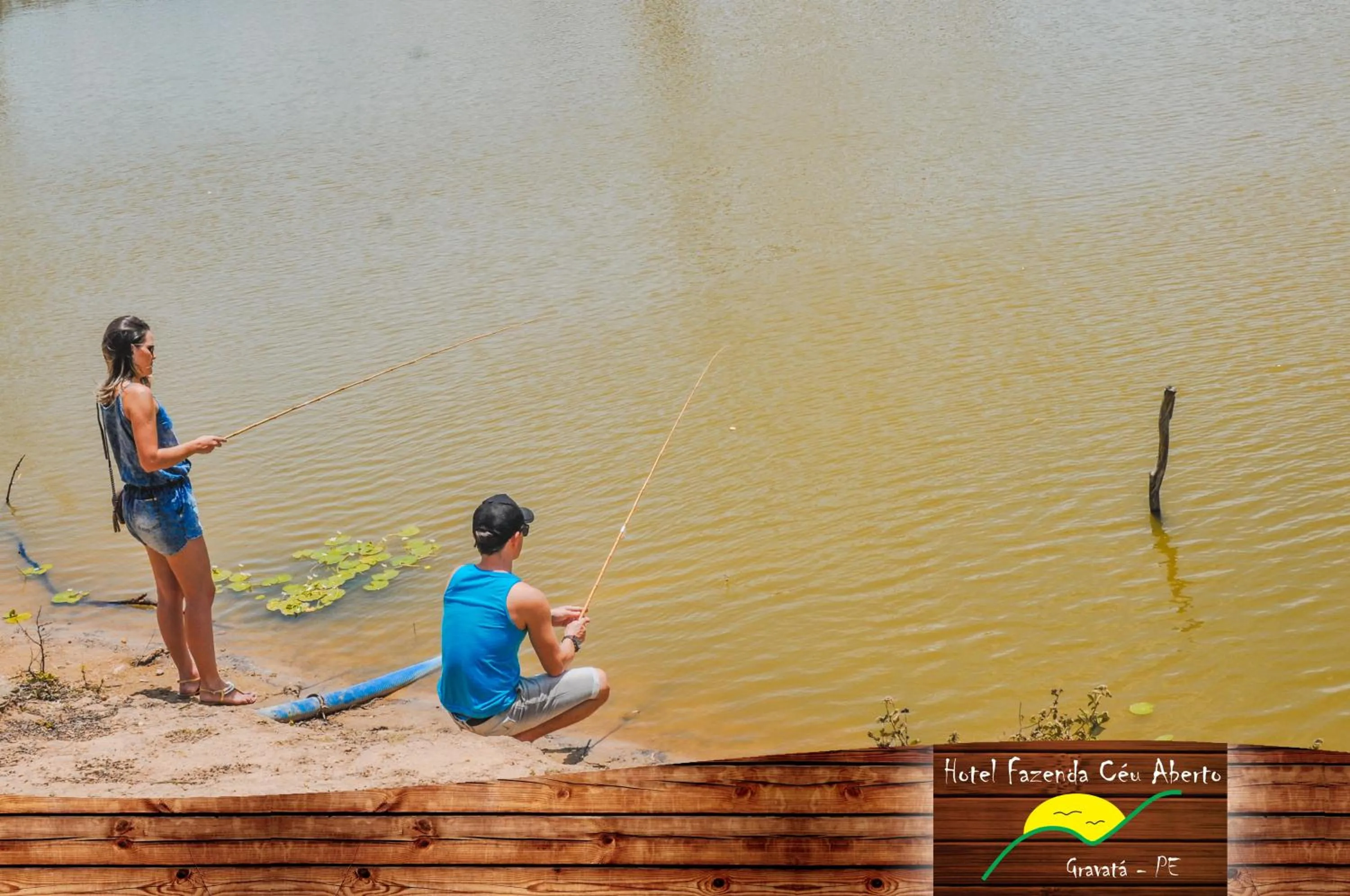 Lake view in Hotel Fazenda Ceu Aberto
