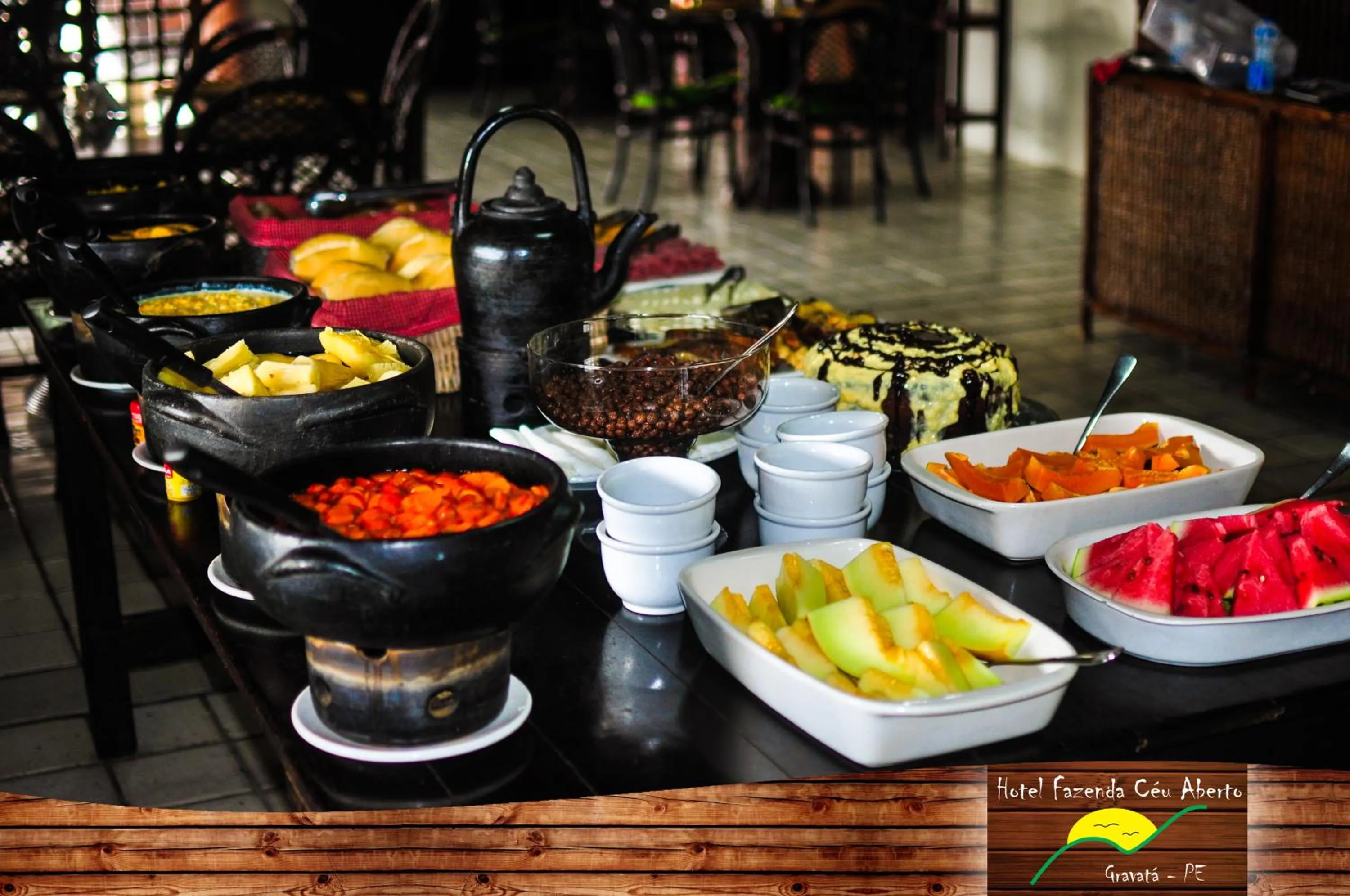 Restaurant/places to eat in Hotel Fazenda Ceu Aberto