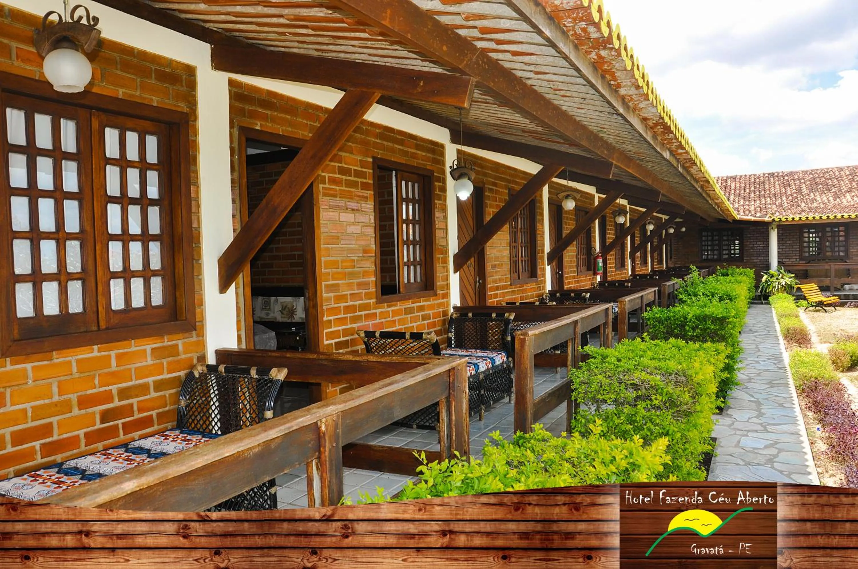 Patio in Hotel Fazenda Ceu Aberto