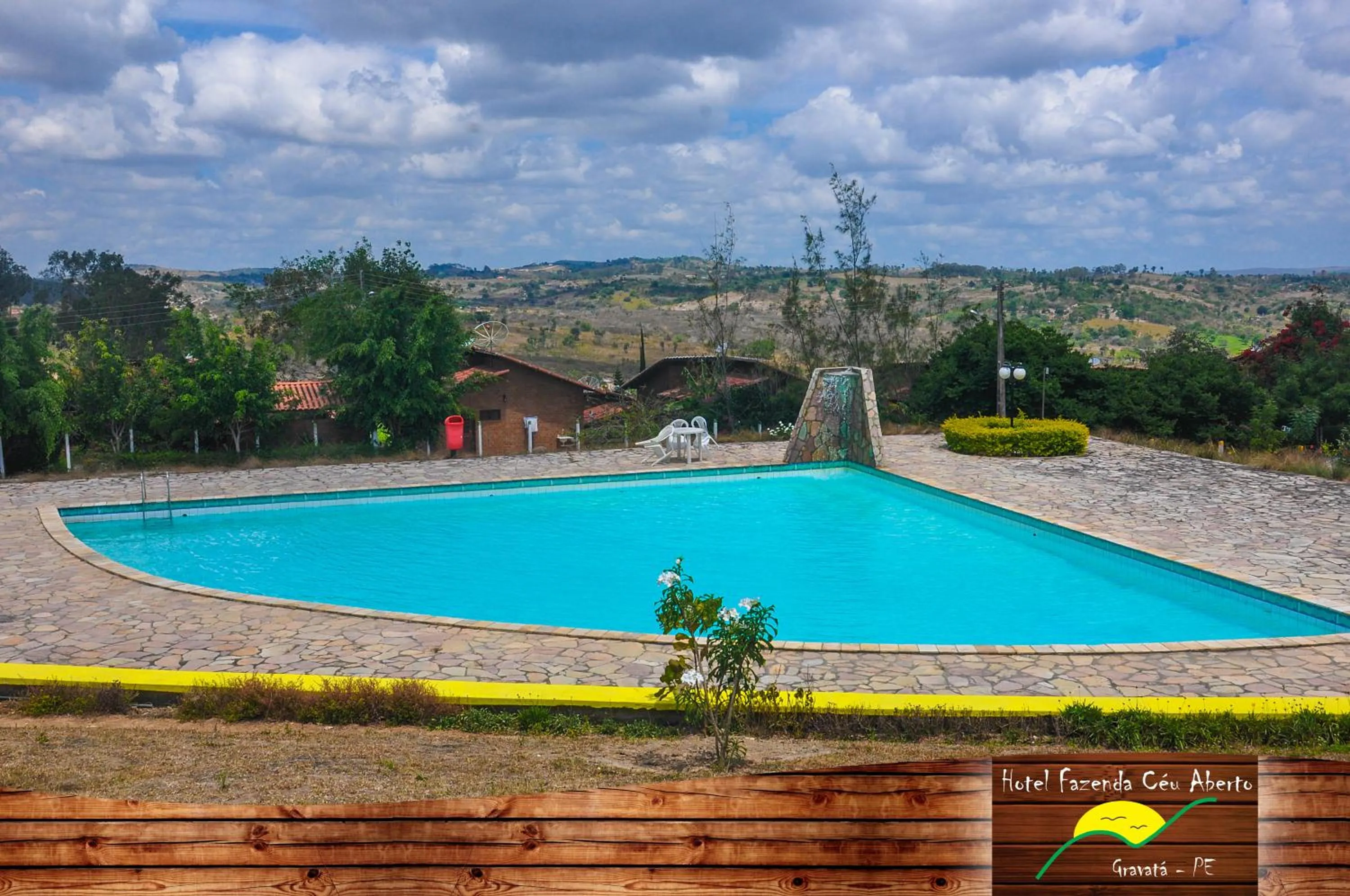 Swimming pool in Hotel Fazenda Ceu Aberto