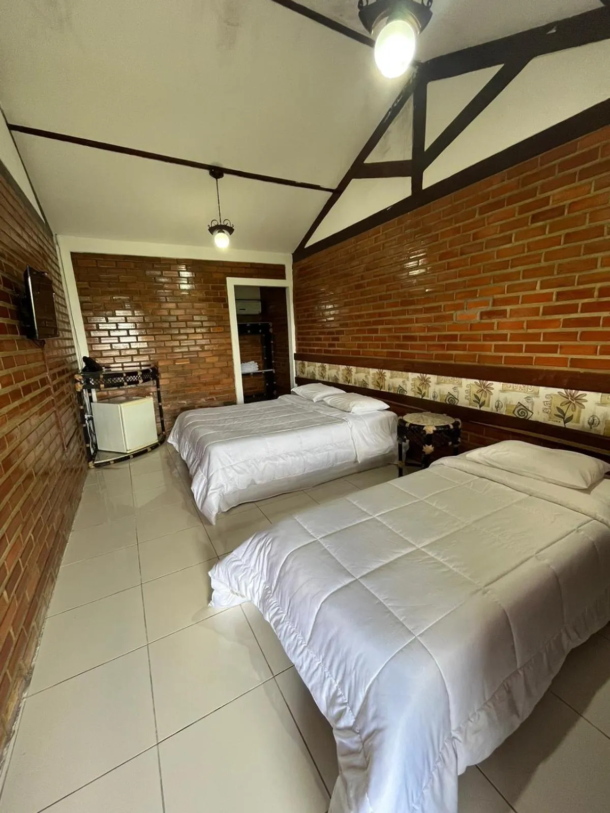 View (from property/room), Bed in Hotel Fazenda Ceu Aberto