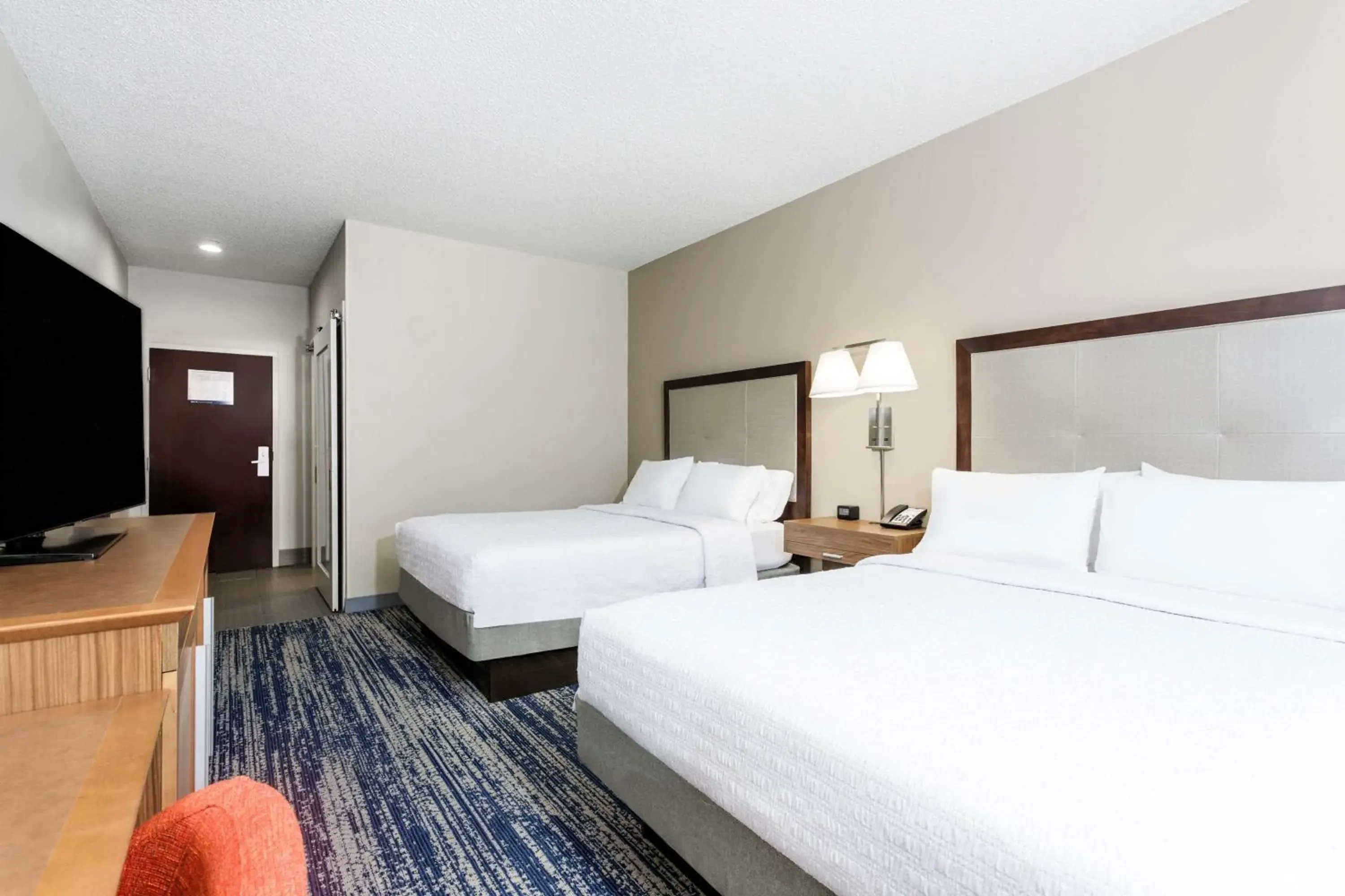 Queen Room with Two Queen Beds - Non-Smoking in Hampton Inn Titusville/I-95 Kennedy Space Center Queen Room with Two Queen Beds - Non-Smoking in Hampton Inn Titusville/I-95 Kennedy Space Center