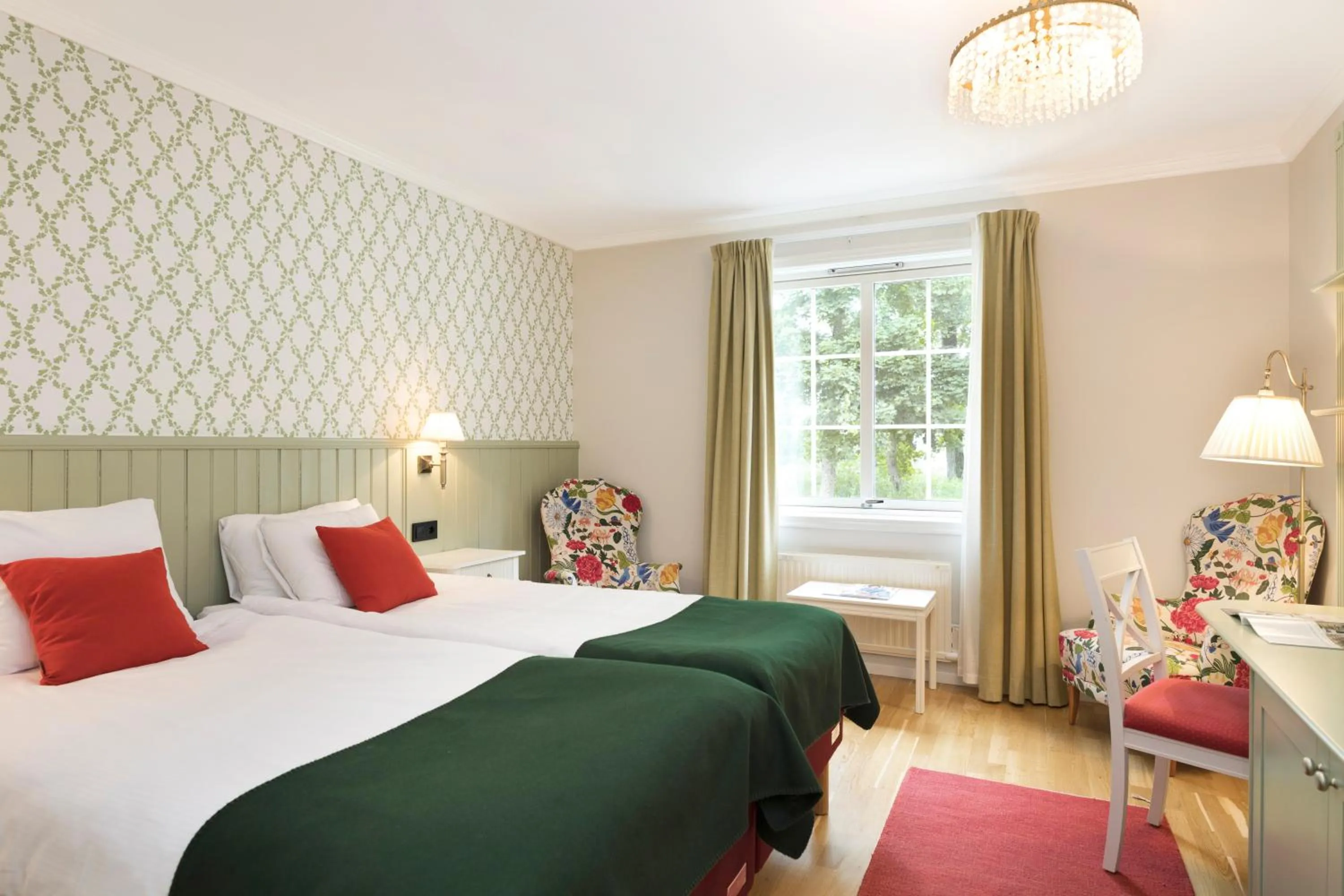 Classic Twin Room - single occupancy in Ronnums Herrgård