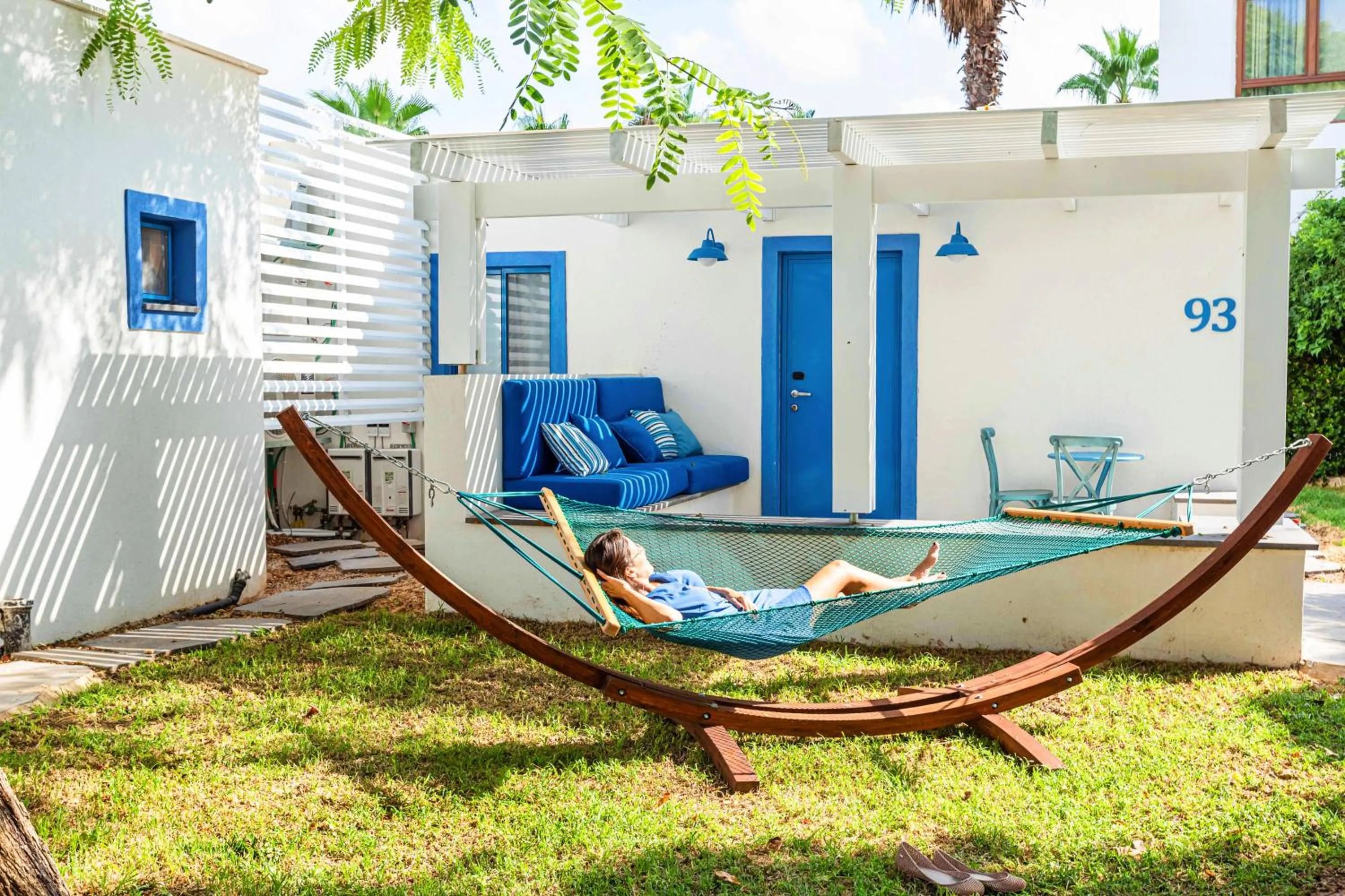 Patio in Nachsholim Beach Hotel