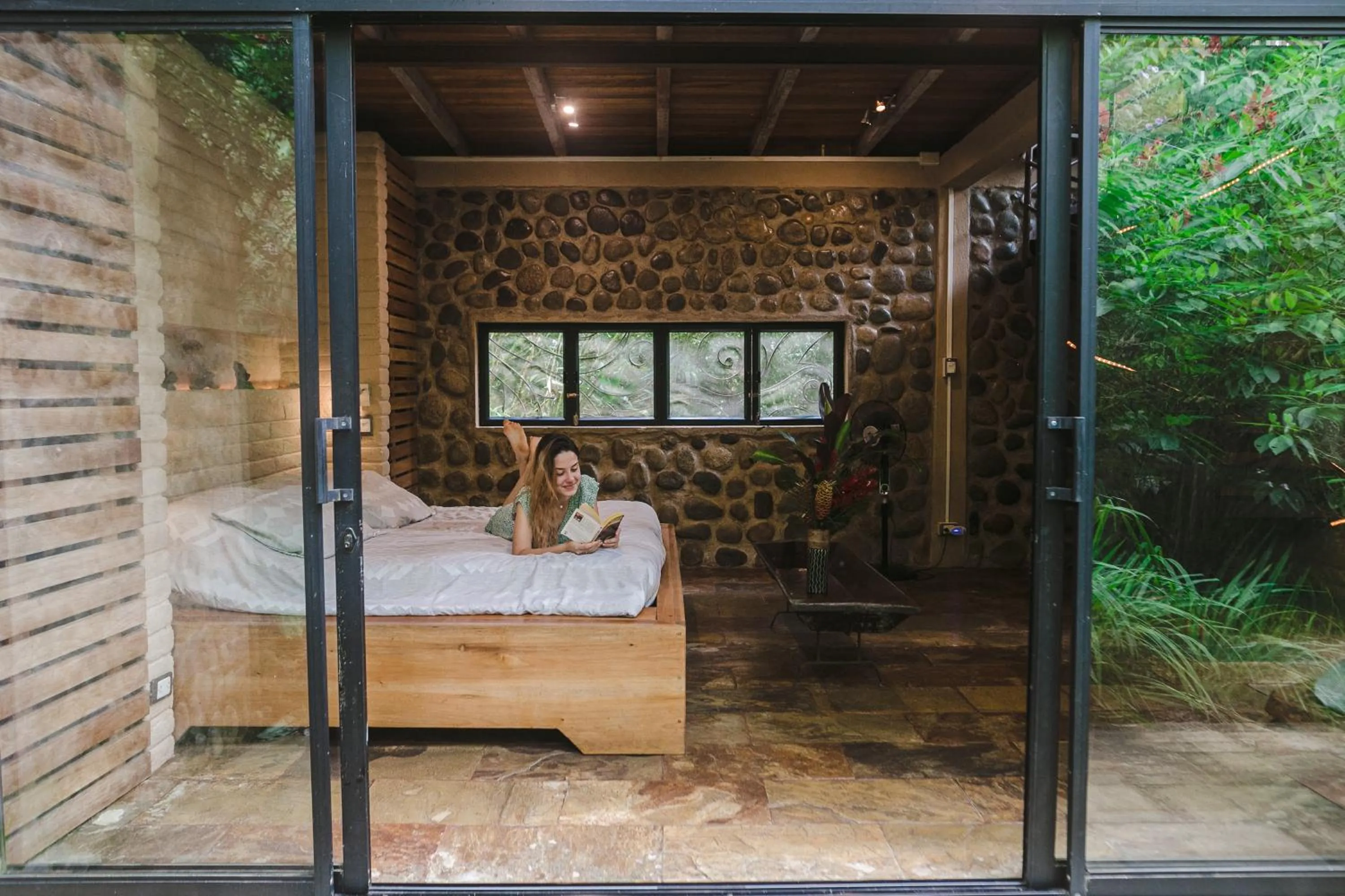 Bed in Hamadryade Lodge