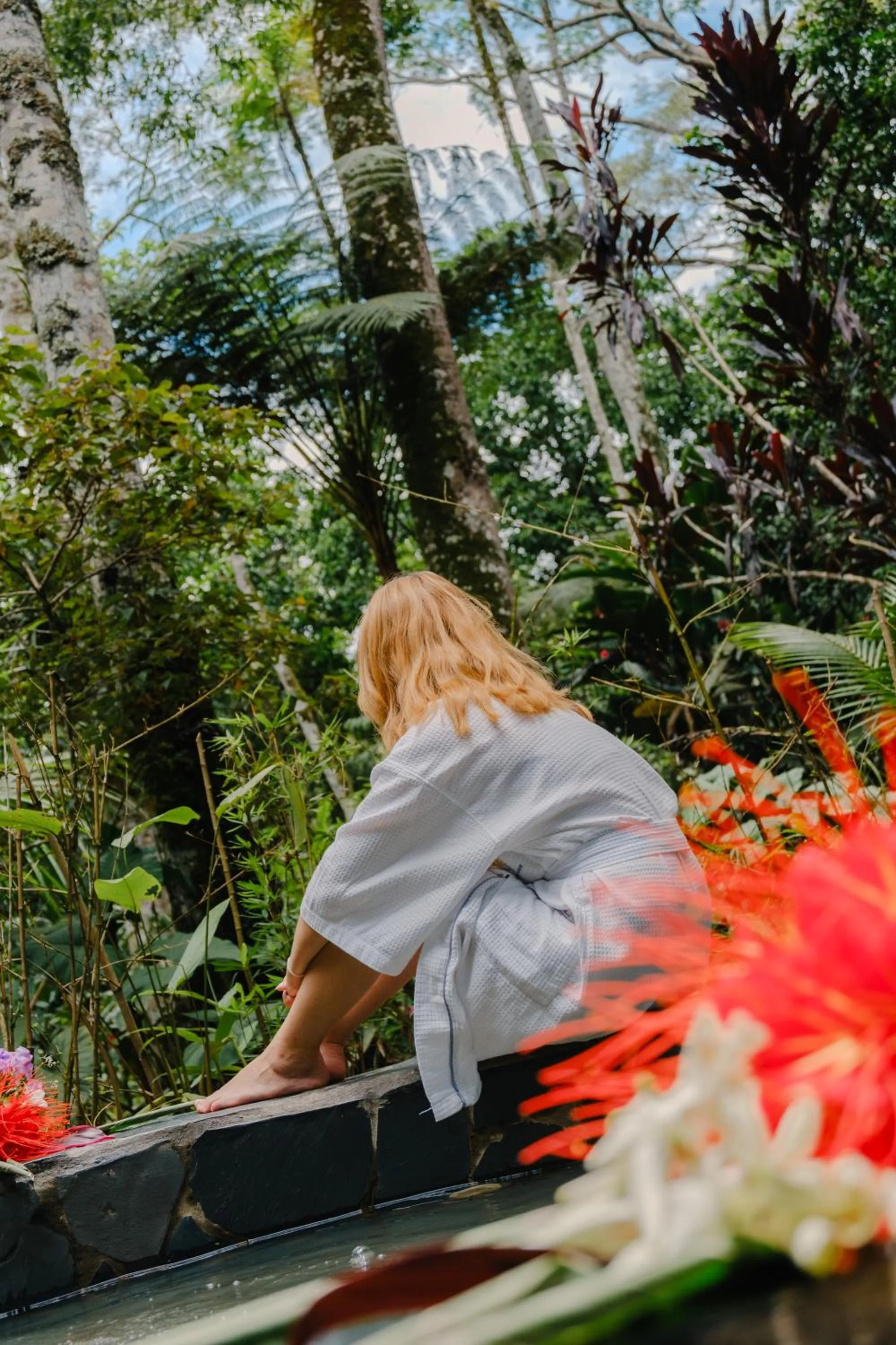 Hot Tub in Hamadryade Lodge