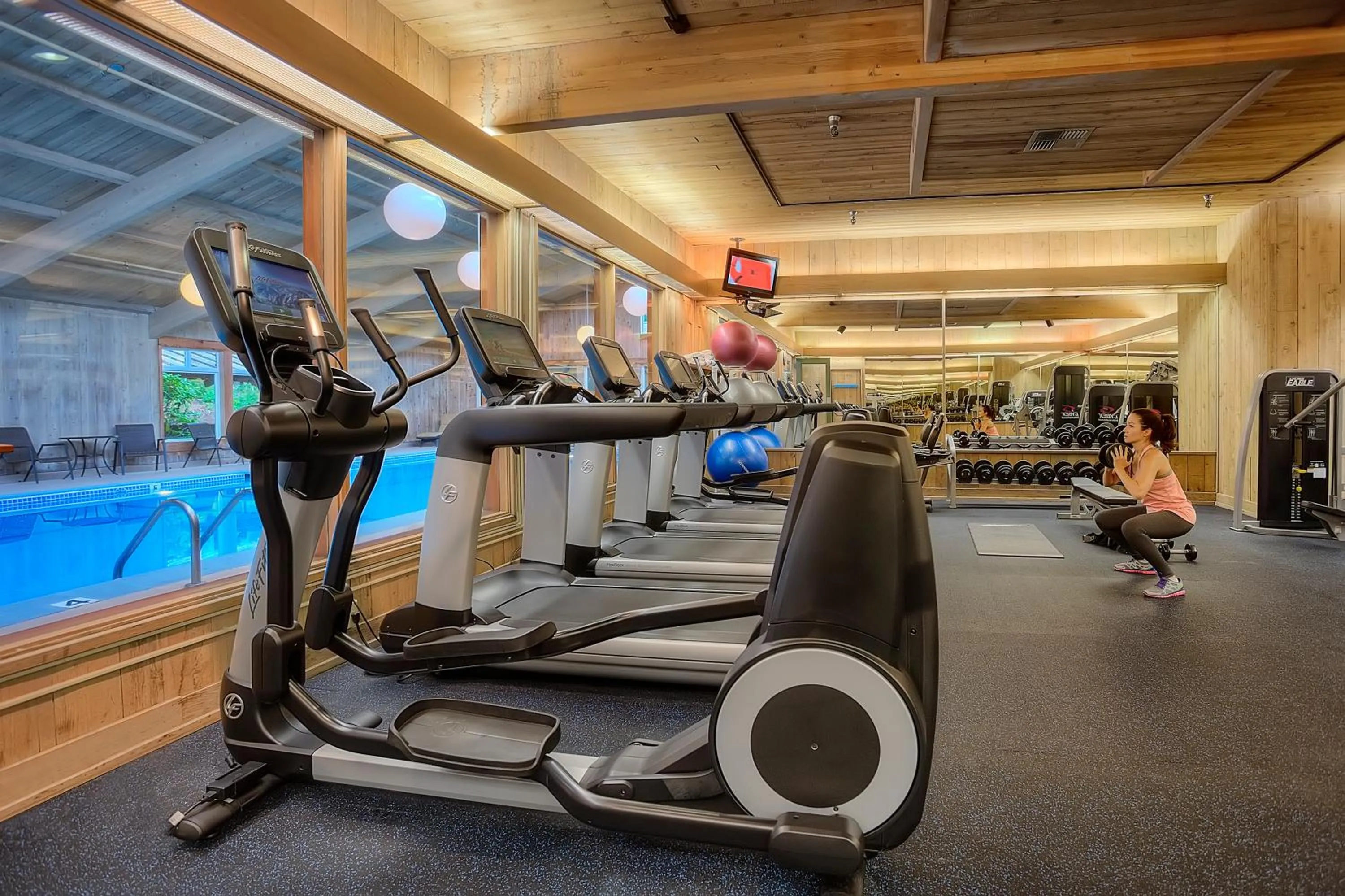 Fitness centre/facilities in Salishan Coastal Lodge