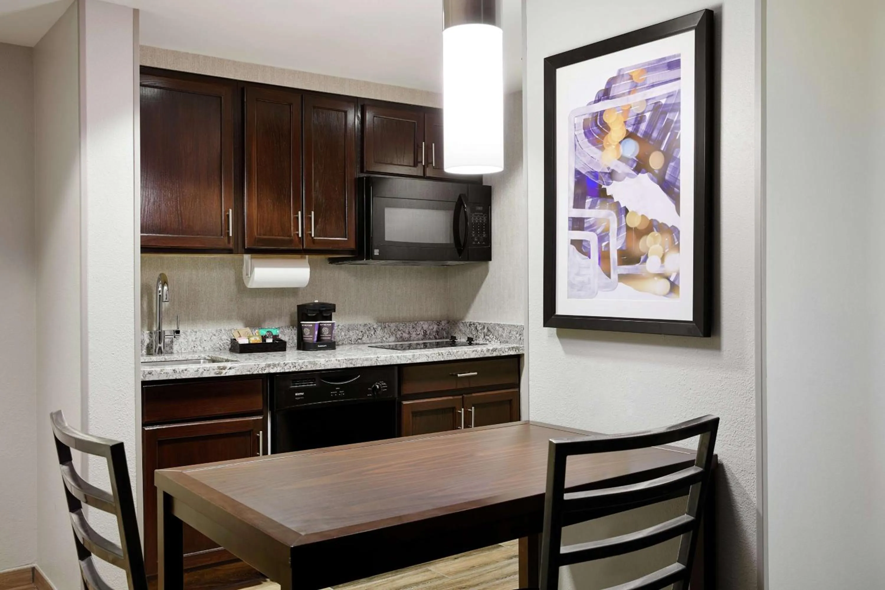 Kitchen or kitchenette in Homewood Suites Champaign-Urbana