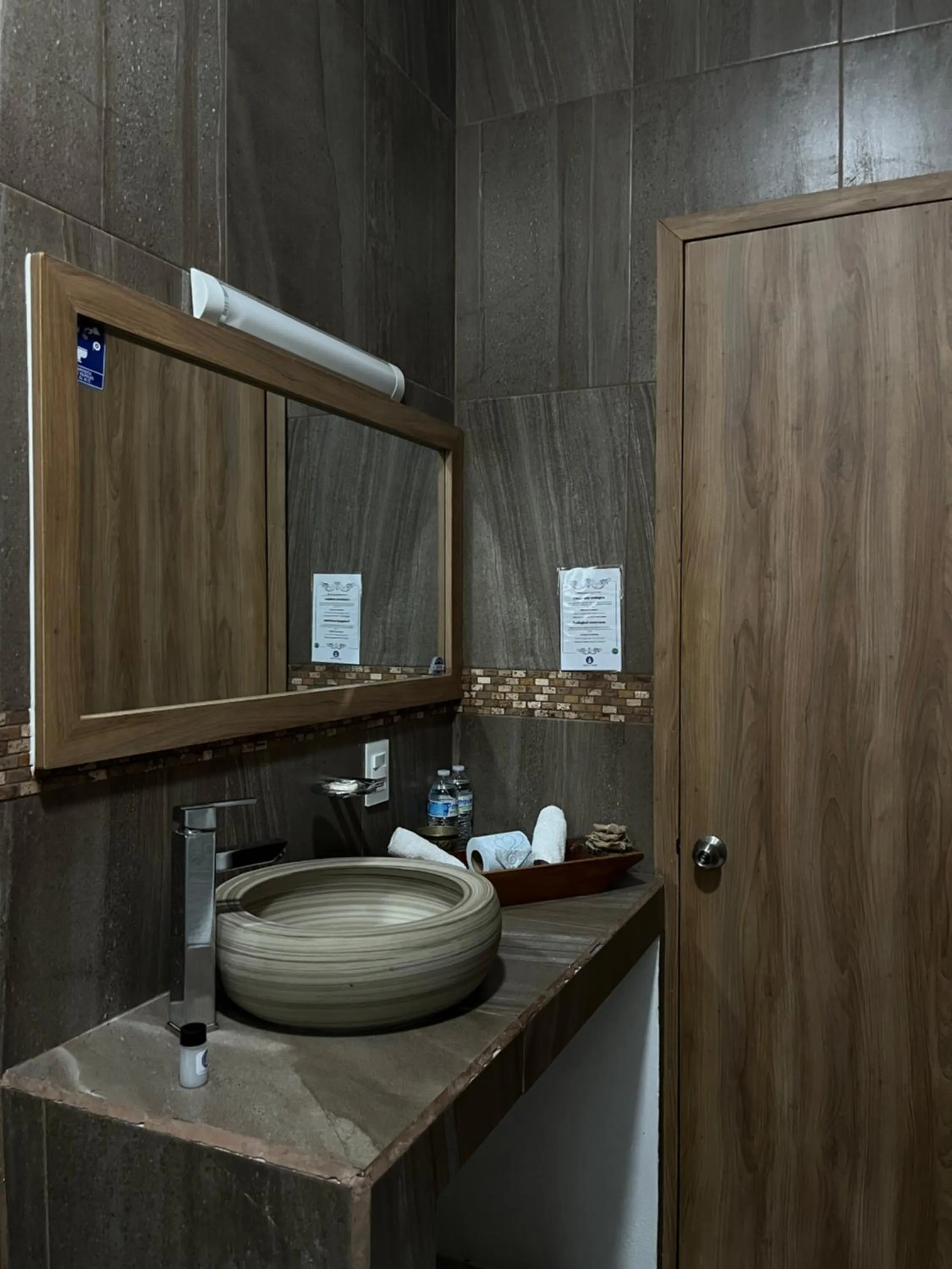 Bathroom in Posada de la Virgen