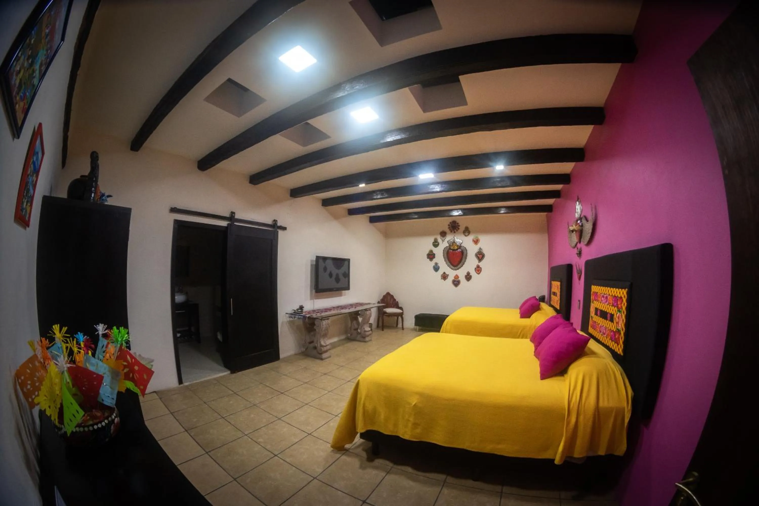 Bedroom, Bed in Posada de la Virgen