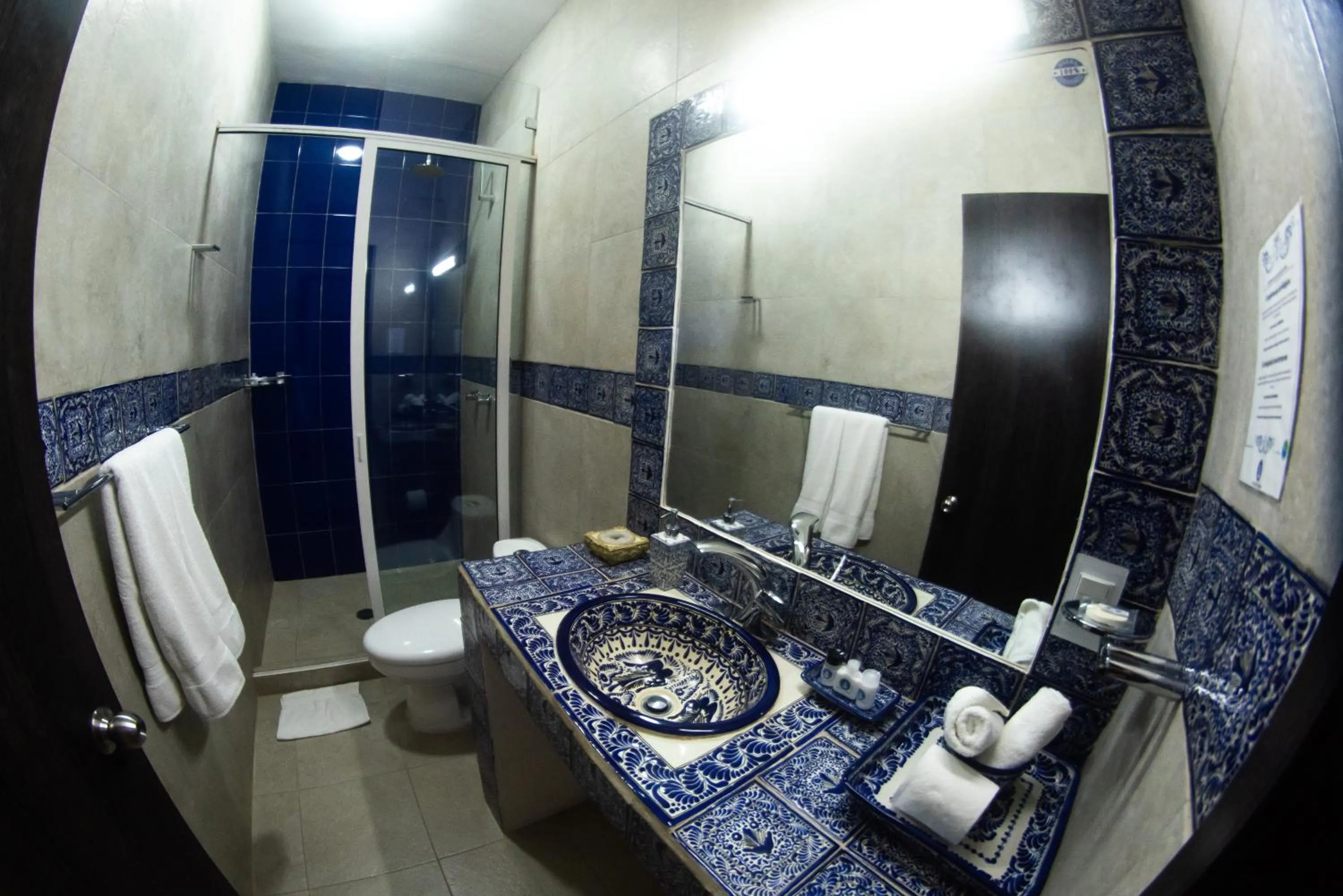 Bathroom in Posada de la Virgen