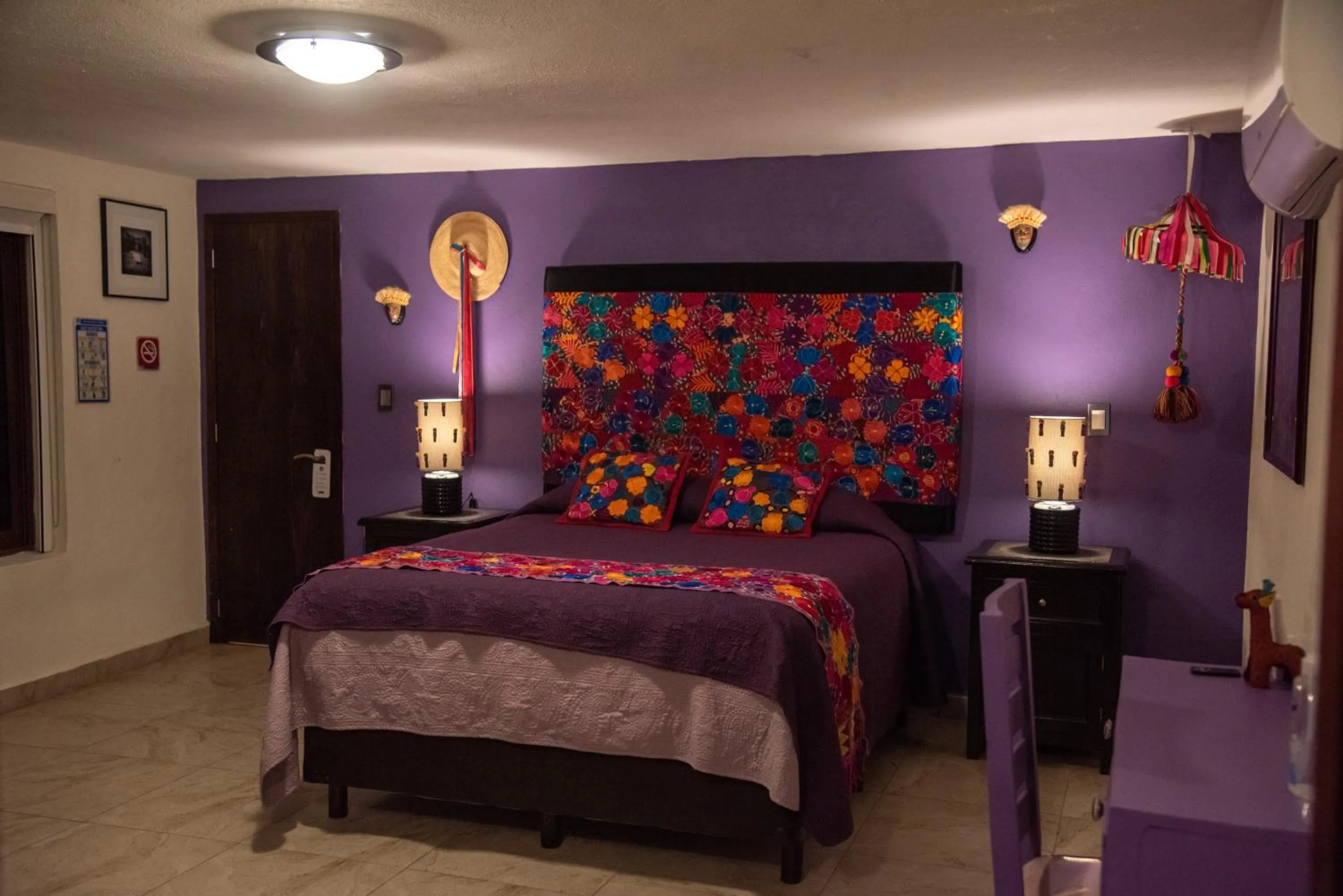 Bed in Posada de la Virgen