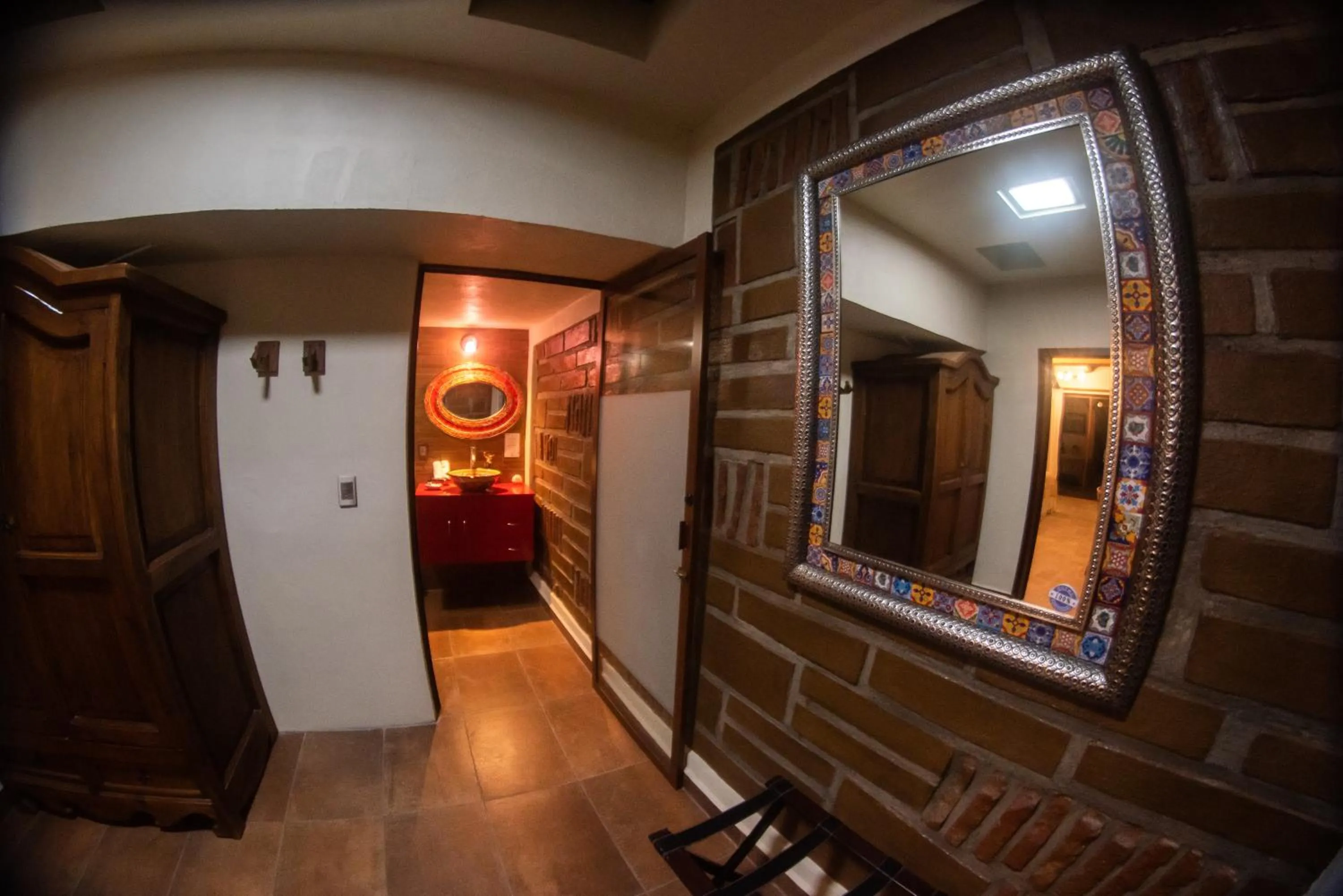 Bathroom in Posada de la Virgen