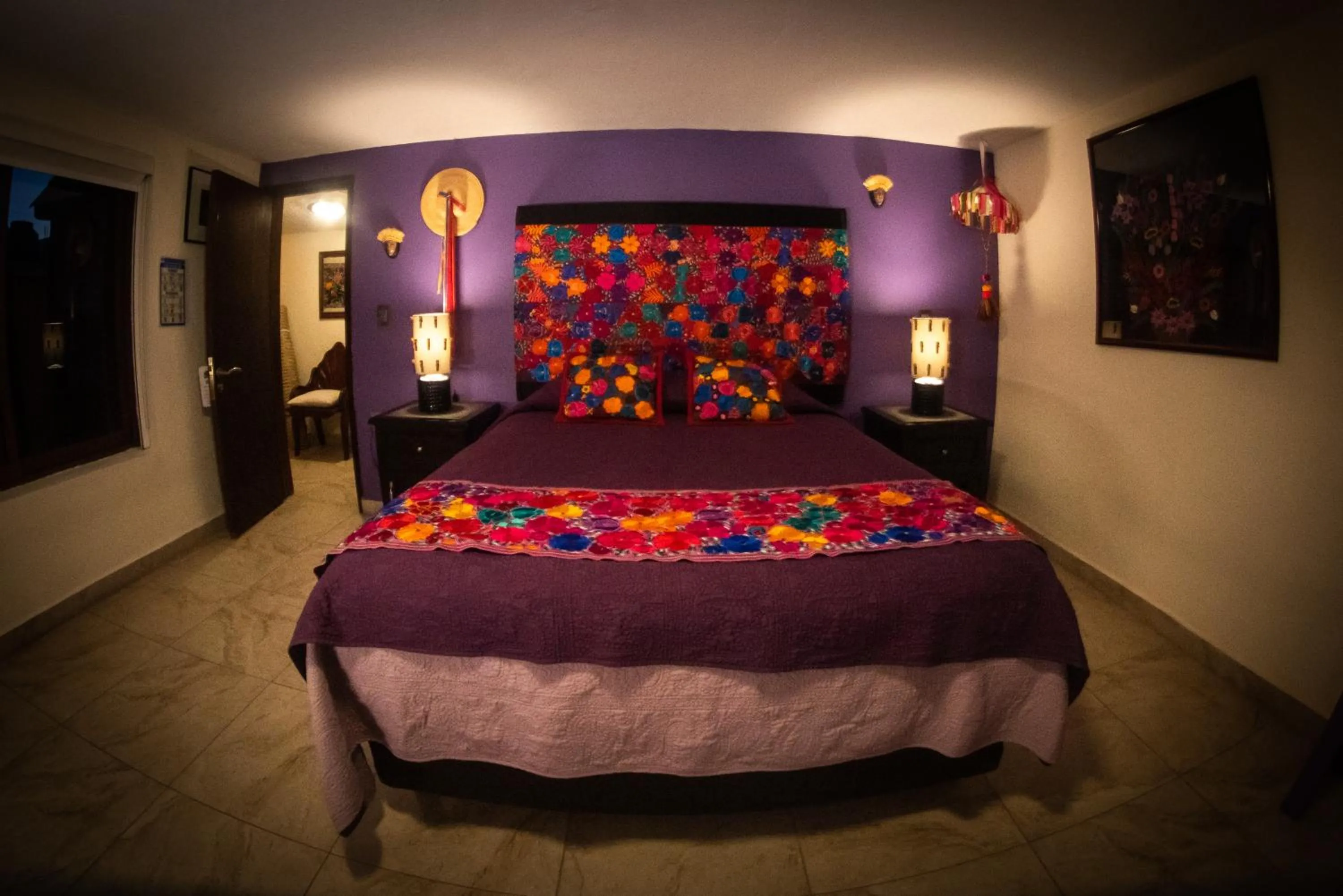 Bed in Posada de la Virgen