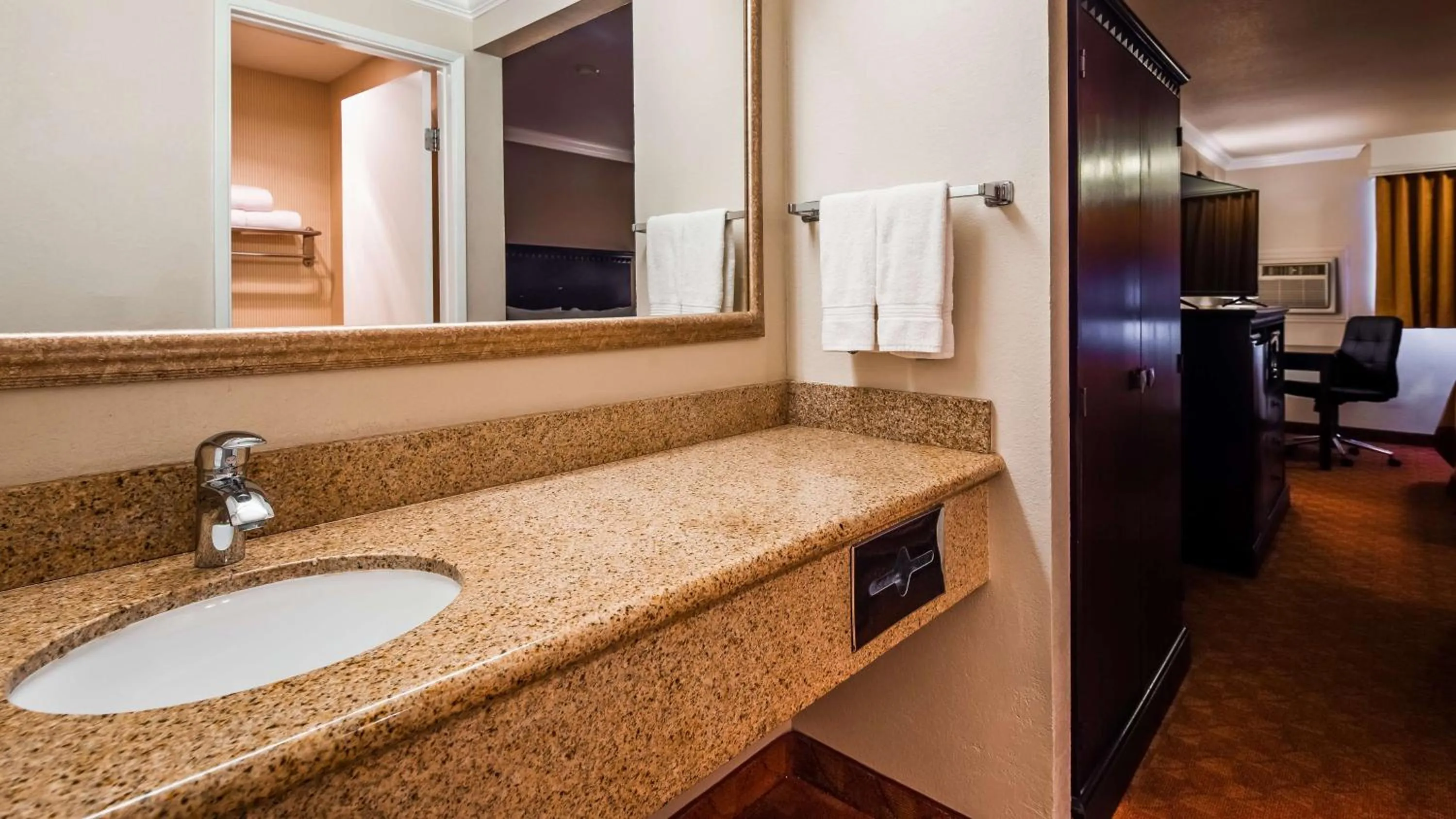 Photo of the whole room, Bathroom in SureStay Plus Hotel by Best Western Lompoc