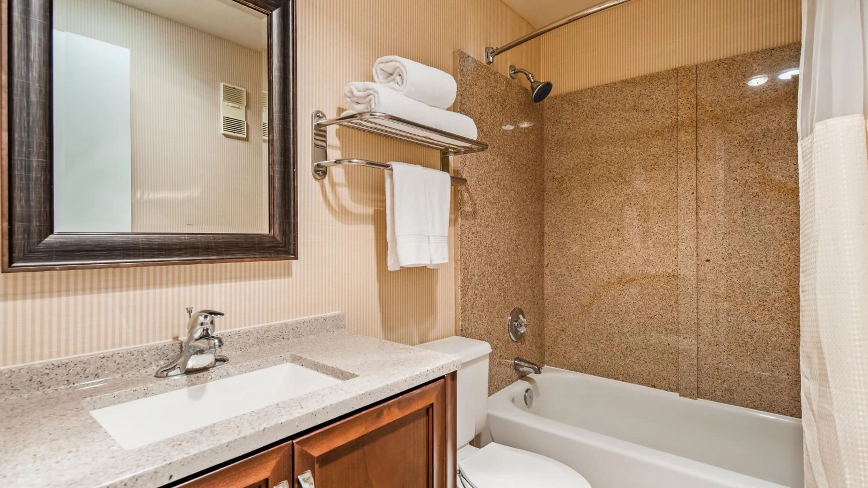 Bathroom in SureStay Plus Hotel by Best Western Lompoc