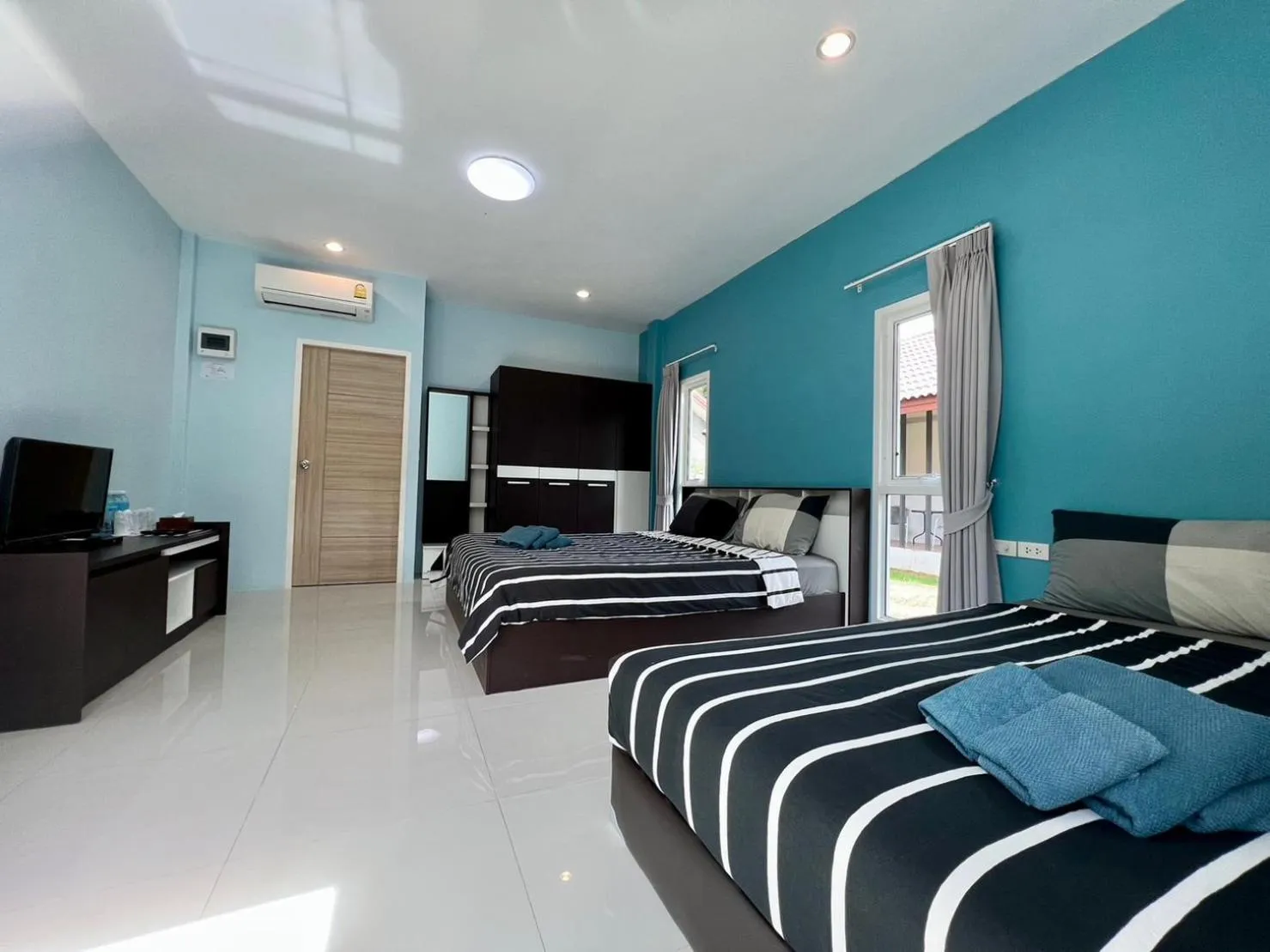 Bedroom, Bed in Evergreen Koh Chang Resort