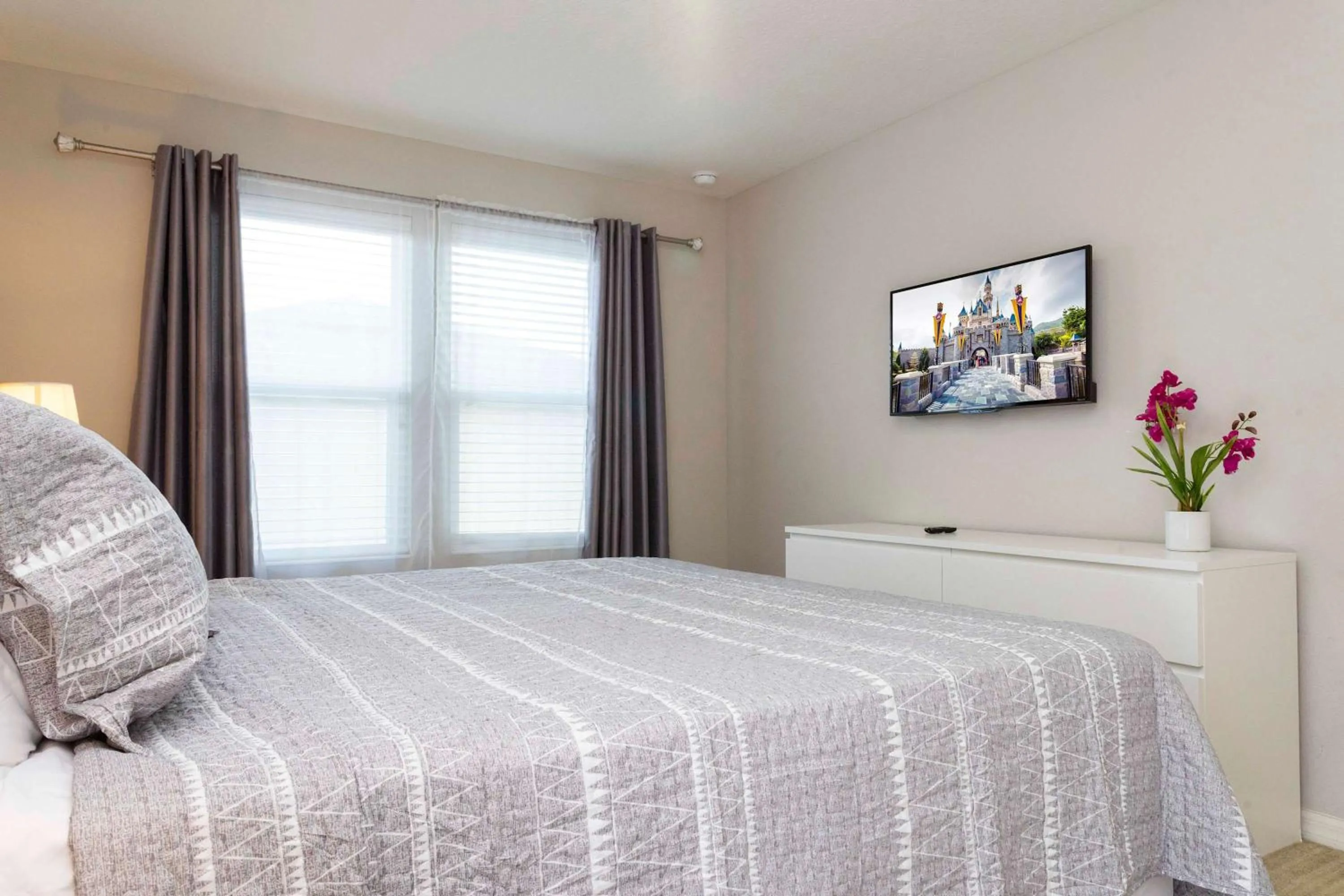 Bed in Four Bedrooms at Compass Bay Resort