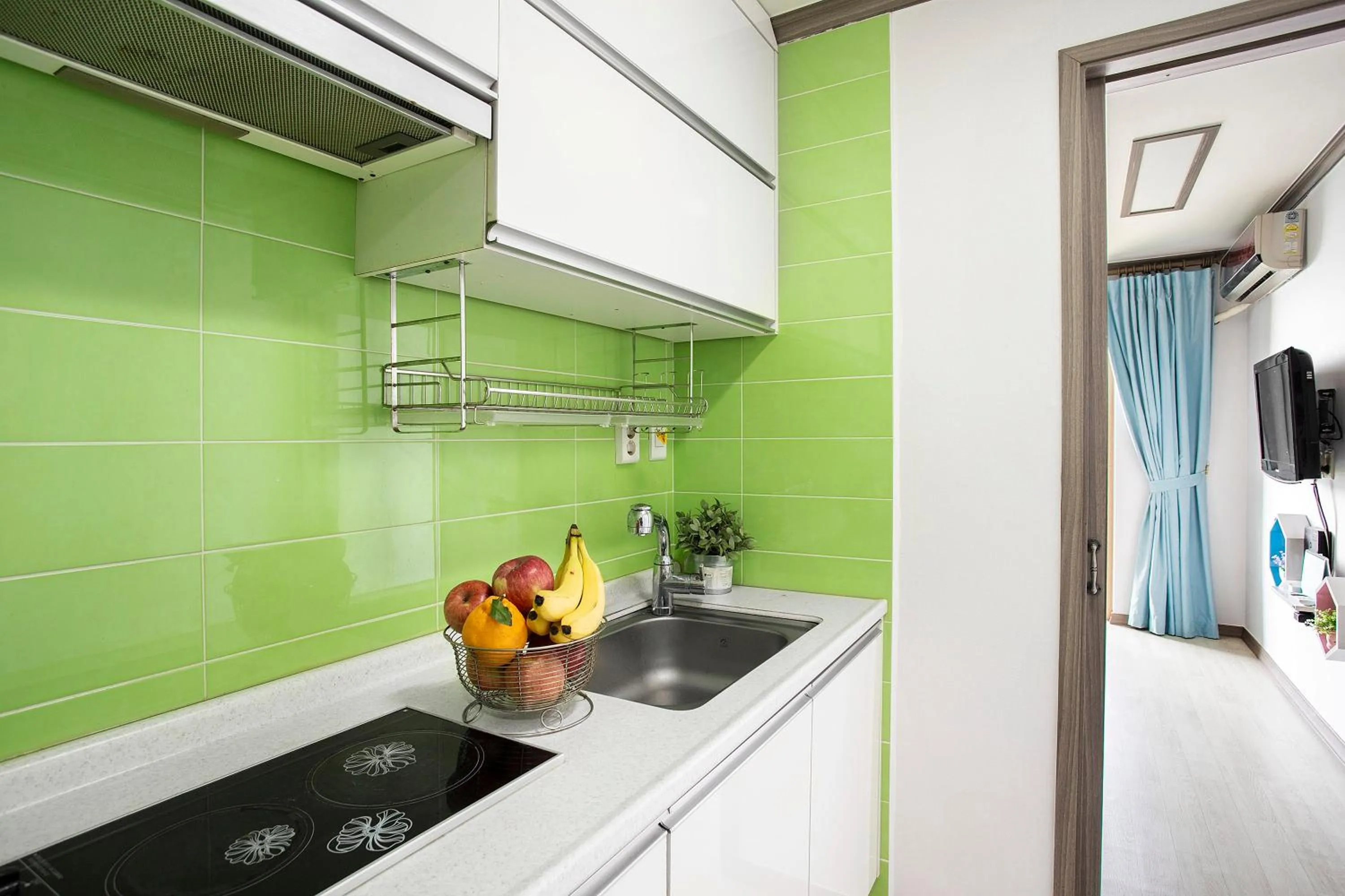 Kitchen or kitchenette in oneday in geoje
