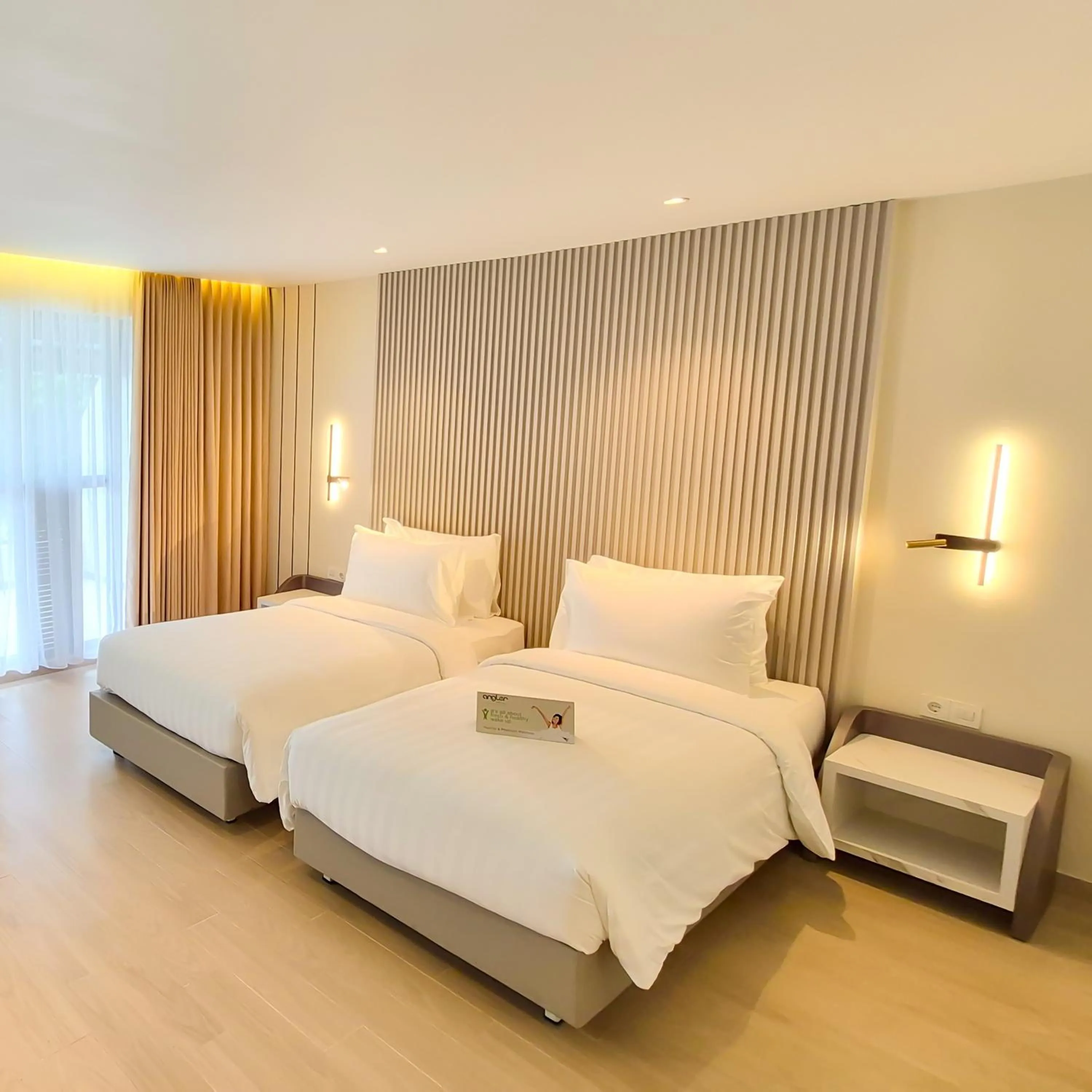 Bed in Grand Whiz Hotel Bromo