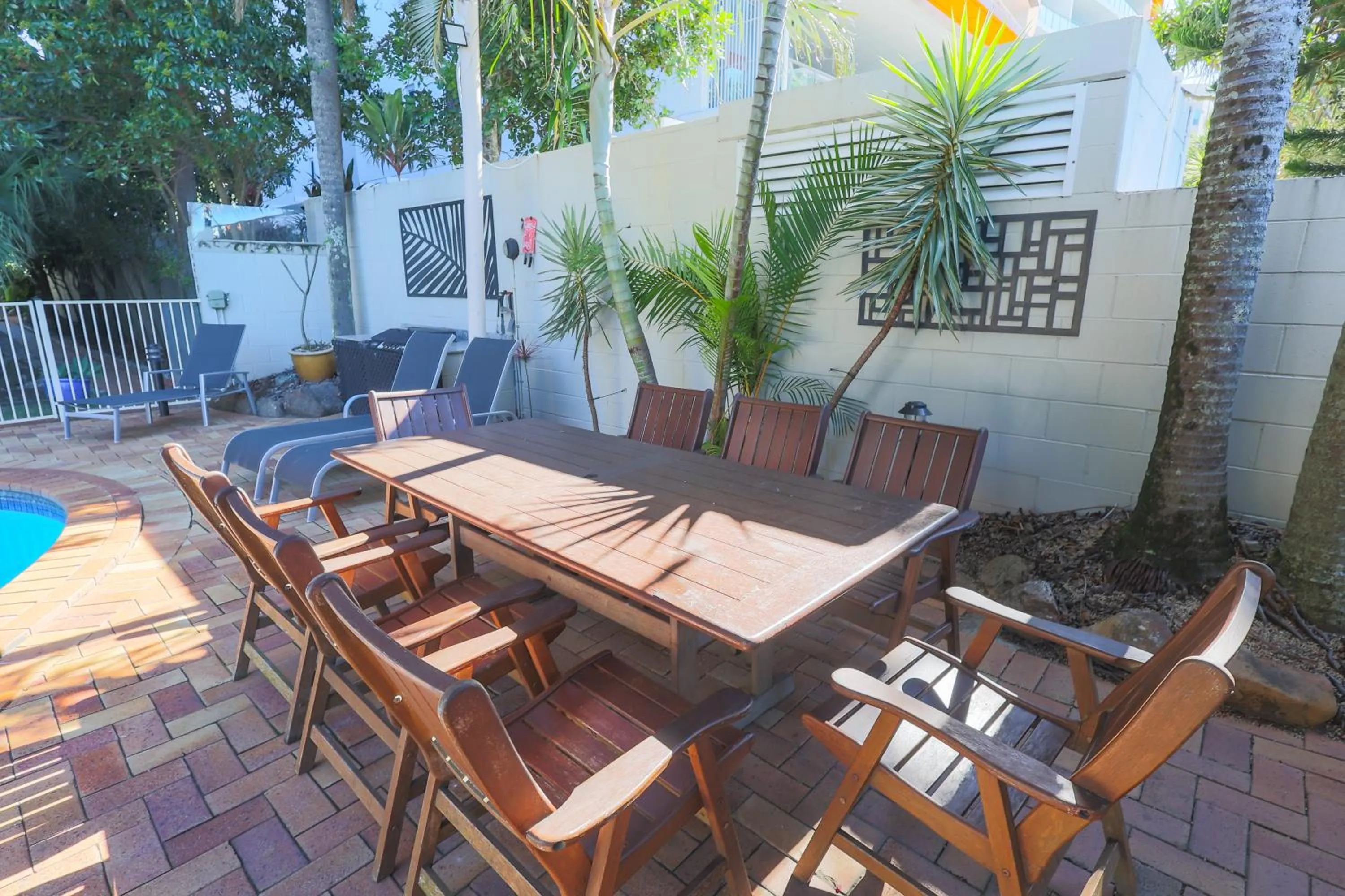 BBQ facilities in Bayview Beach Holiday Apartments