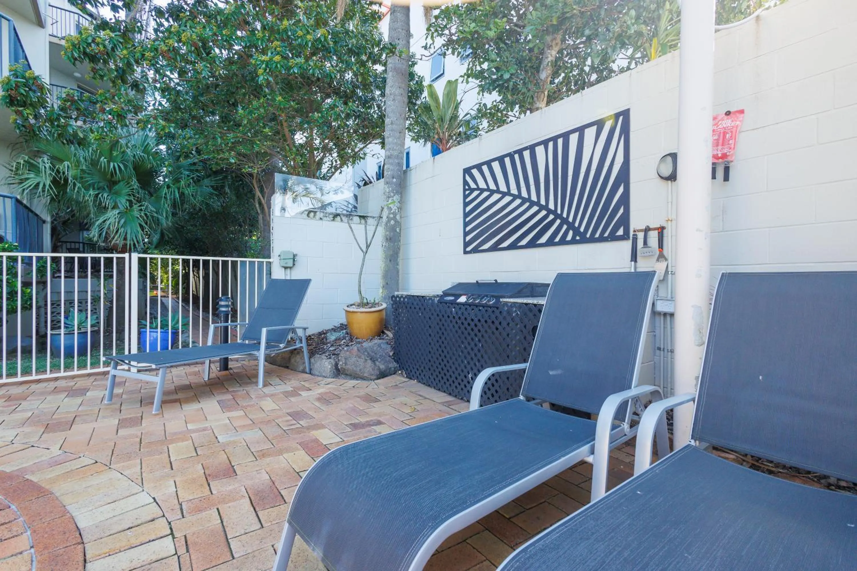 BBQ facilities in Bayview Beach Holiday Apartments