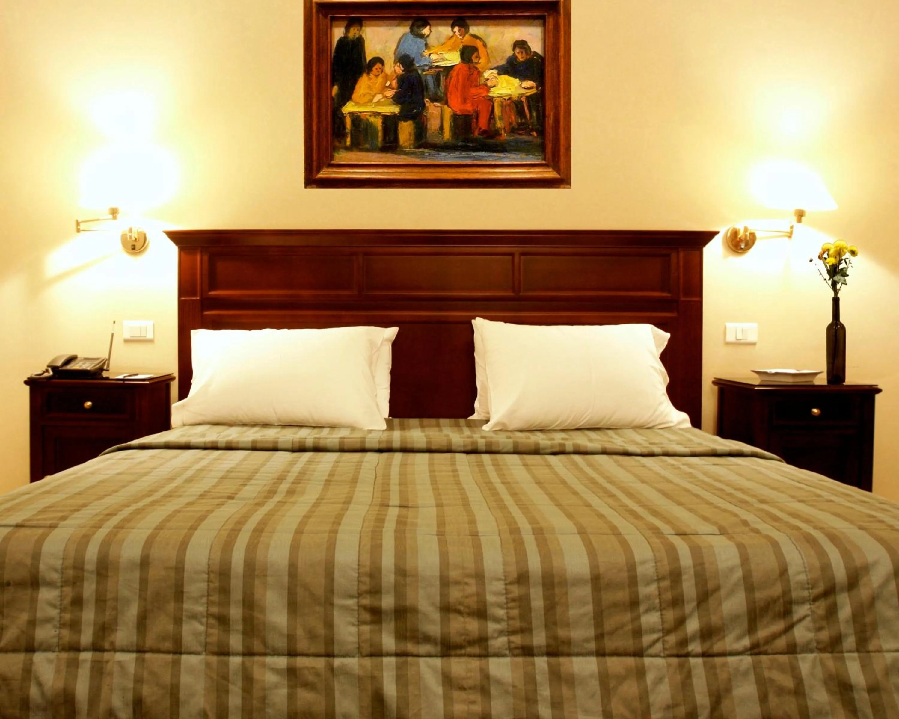 Bed in Massabki Hotel