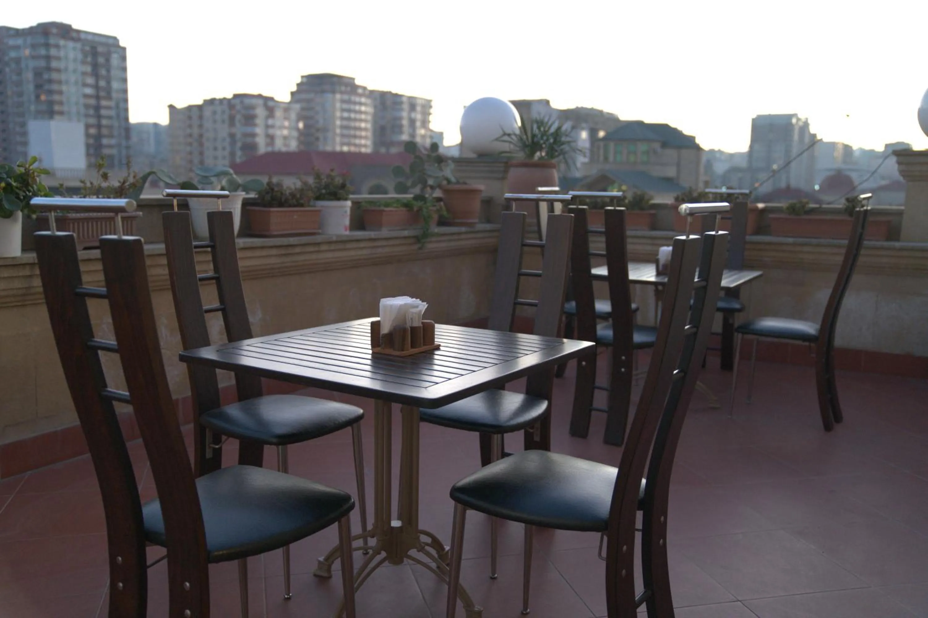 Patio in Premier Hotel