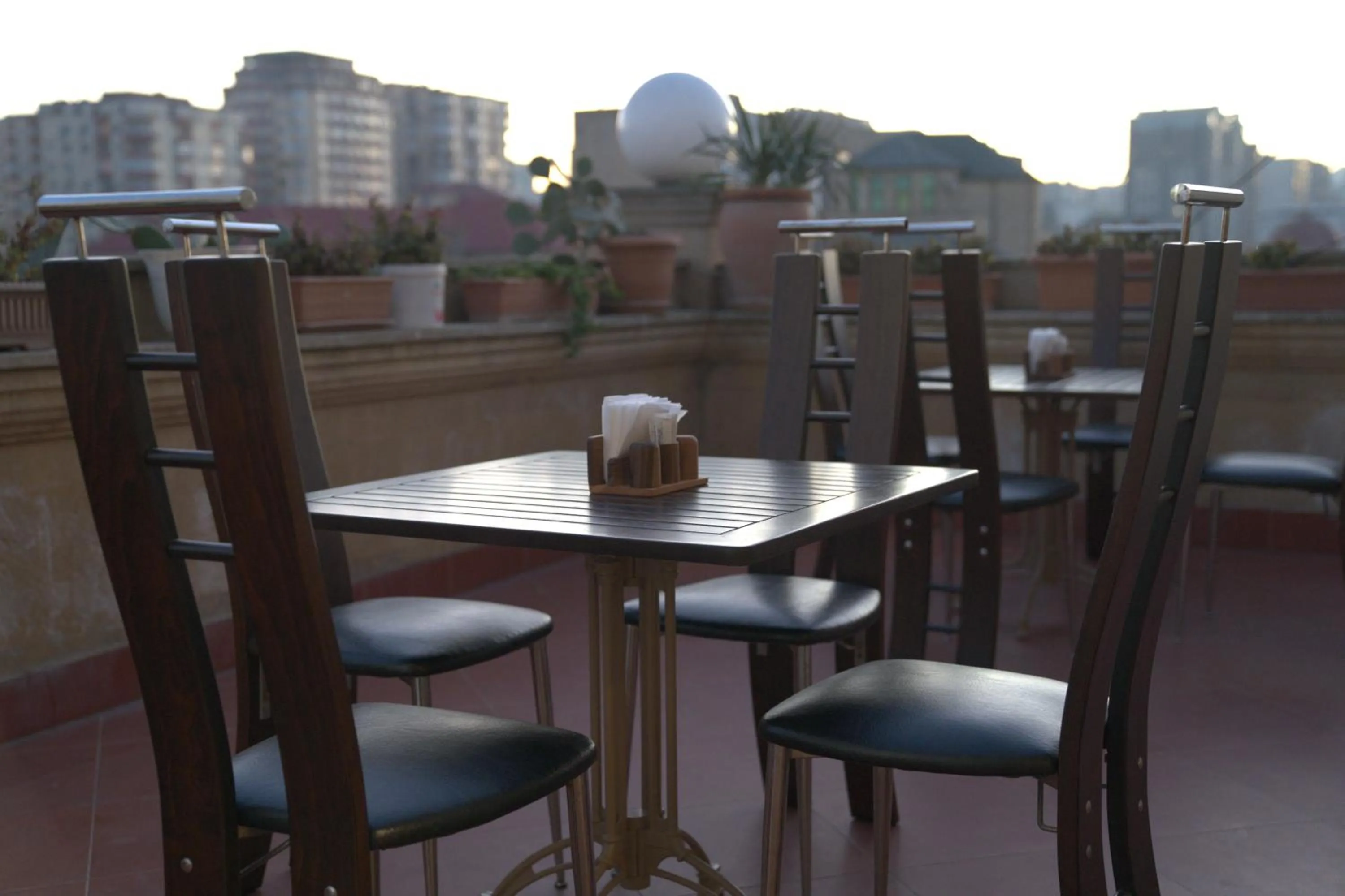 Patio in Premier Hotel