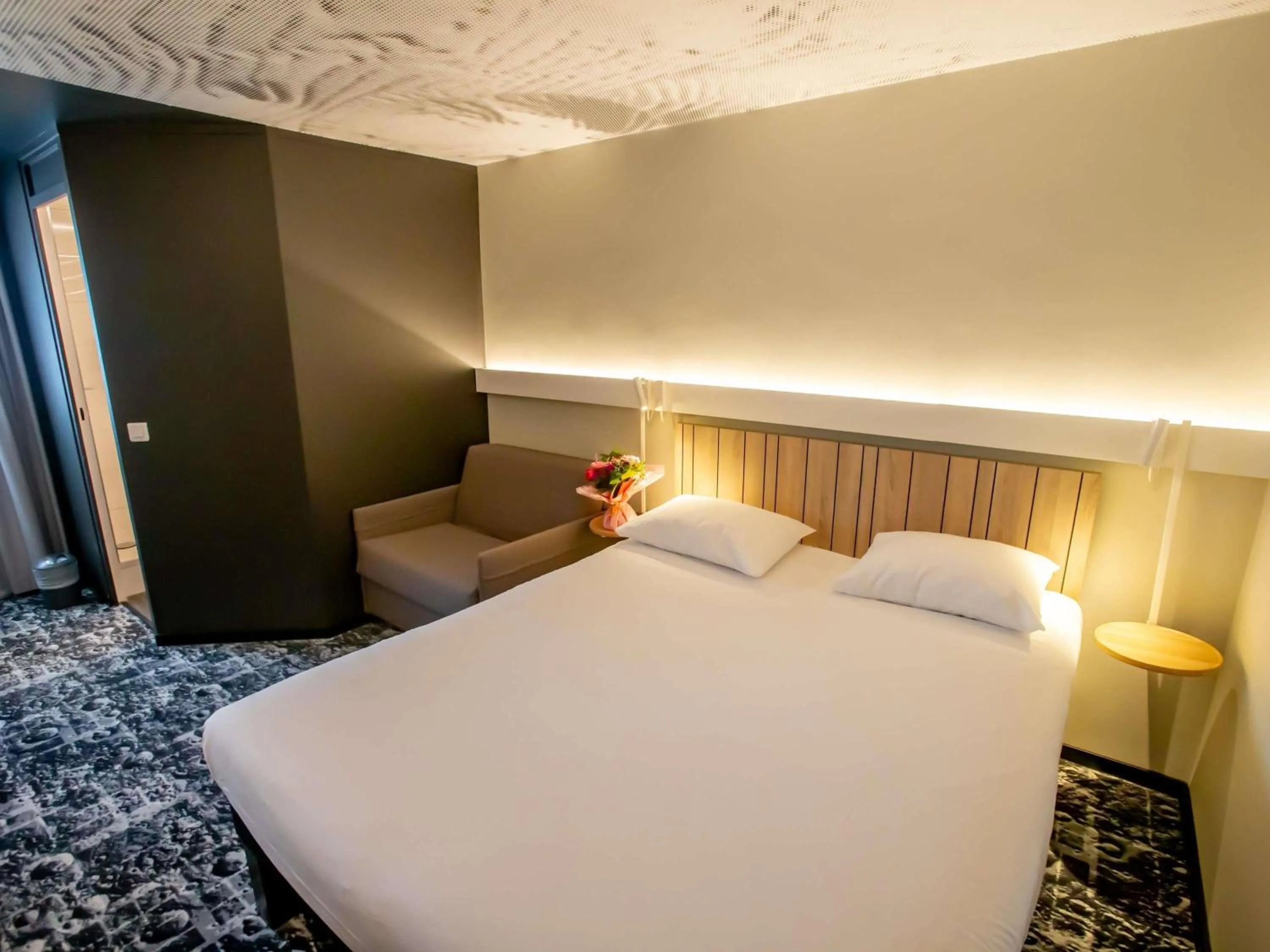 Bedroom, Bed in ibis Haguenau Strasbourg Nord
