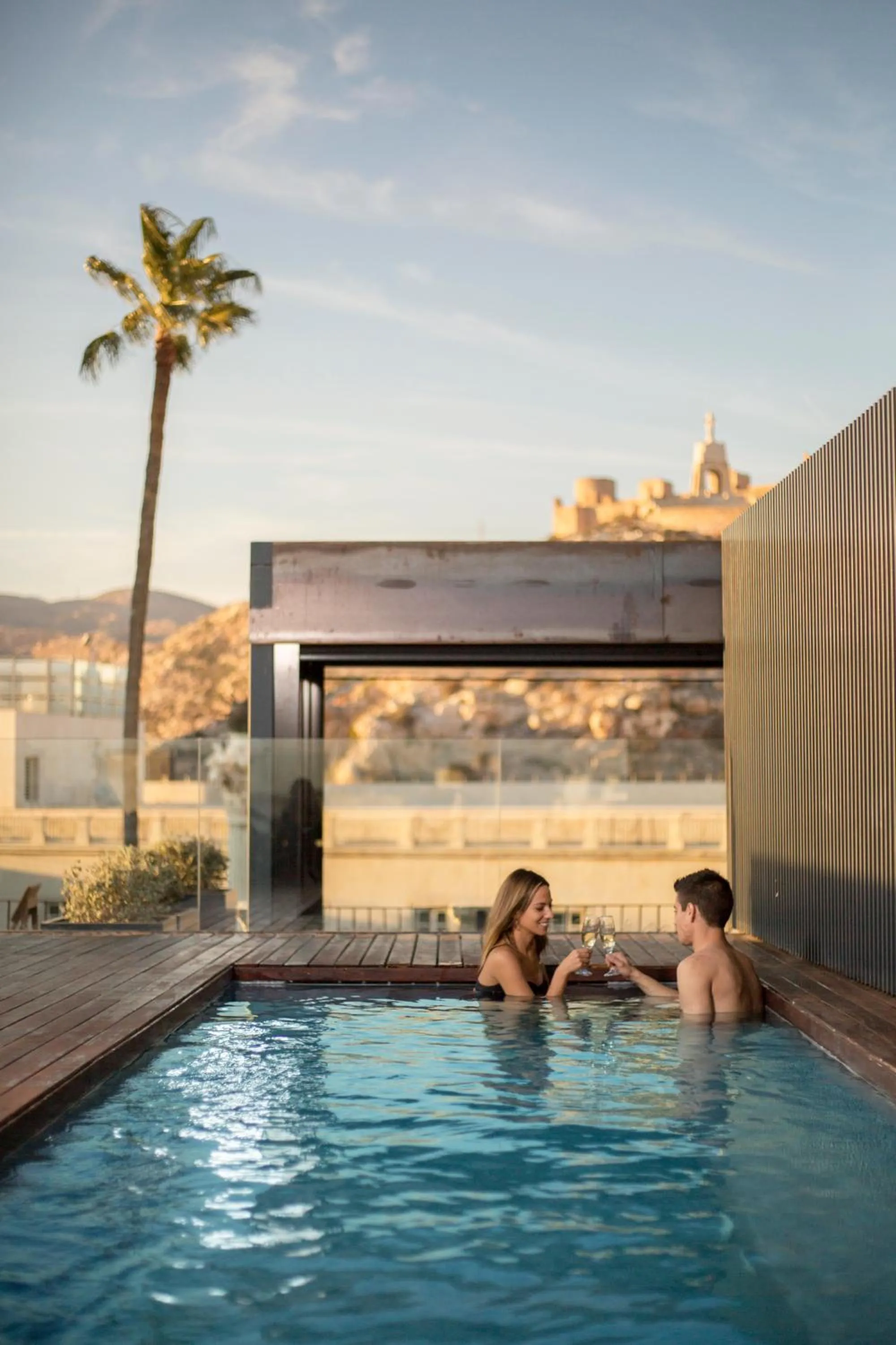 Balcony/Terrace in Aire Hotel & Ancient Baths