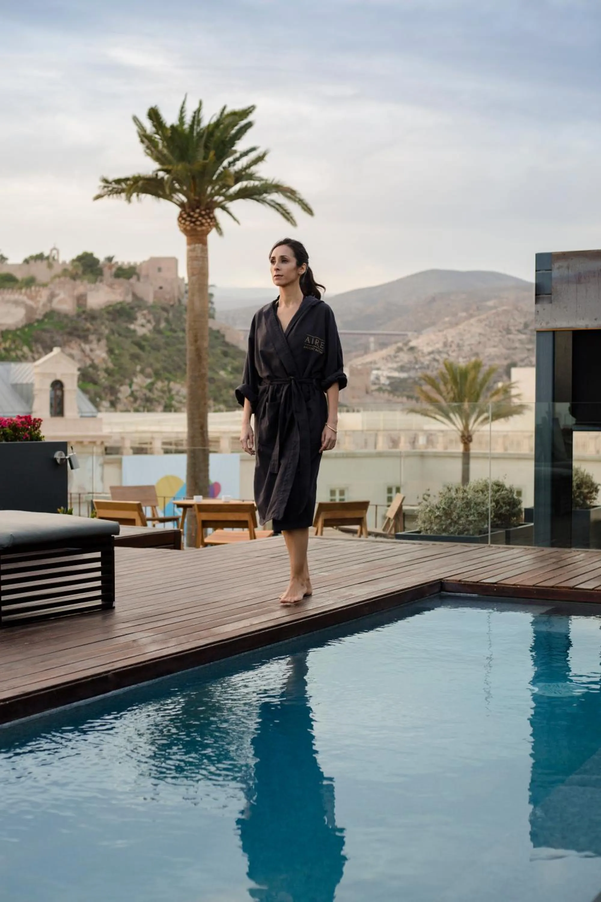 Balcony/Terrace in Aire Hotel & Ancient Baths