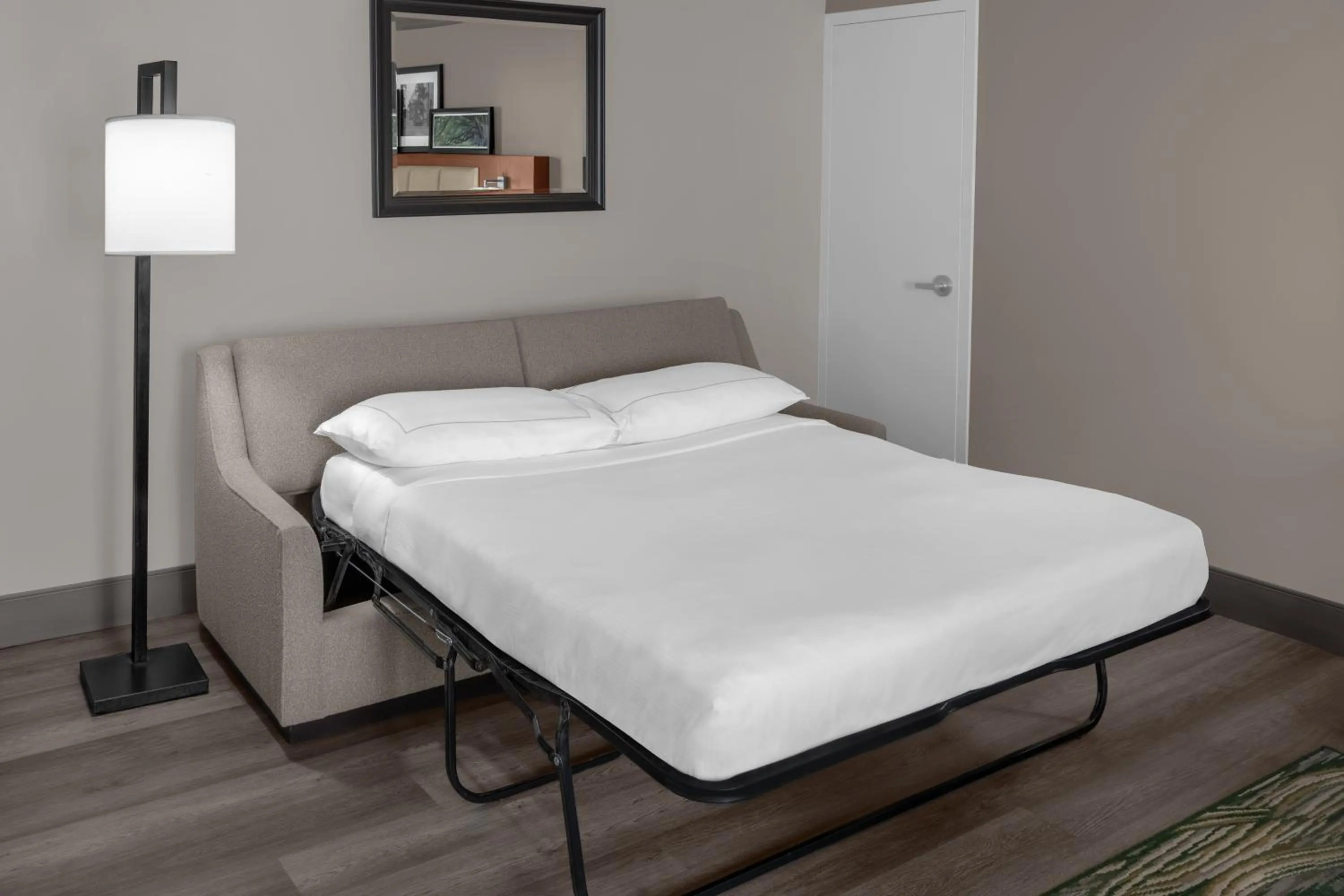 Bed in DoubleTree by Hilton New Orleans