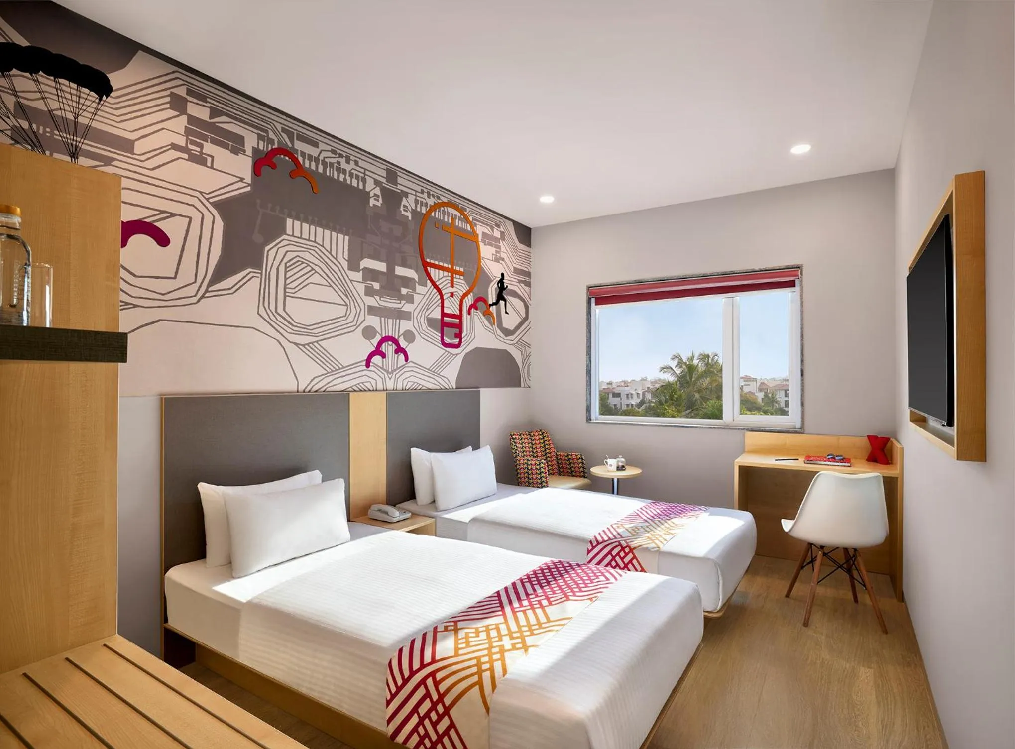 City view, Bed in Ginger Pondicherry