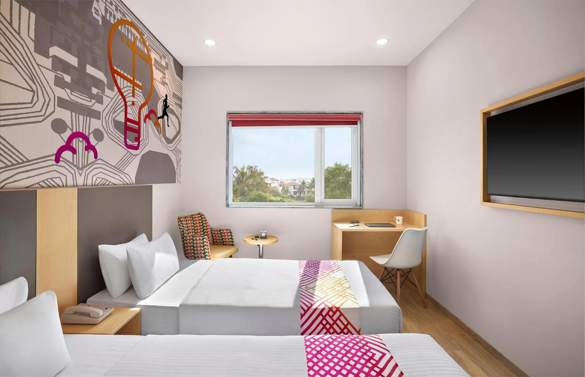 City view, Bed in Ginger Pondicherry