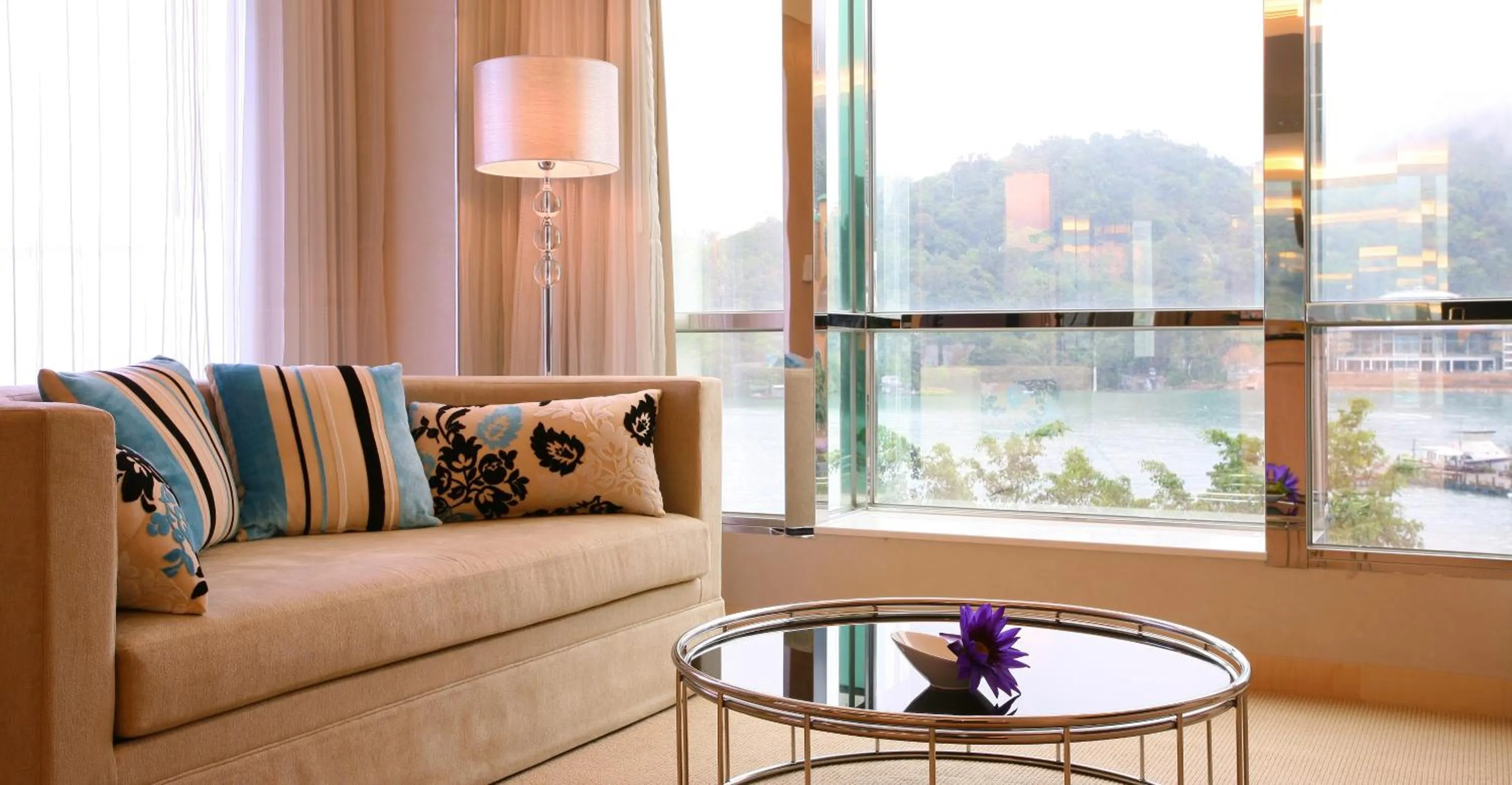 Living room in The Crystal Resort Sun Moon Lake