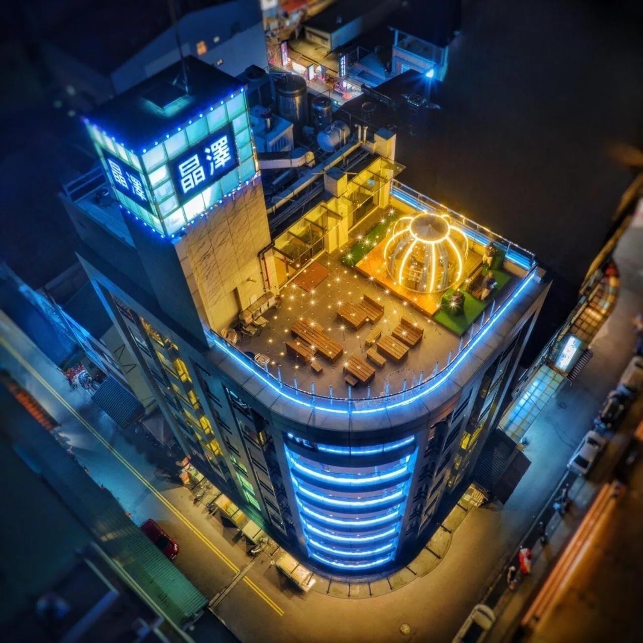 Property building in The Crystal Resort Sun Moon Lake