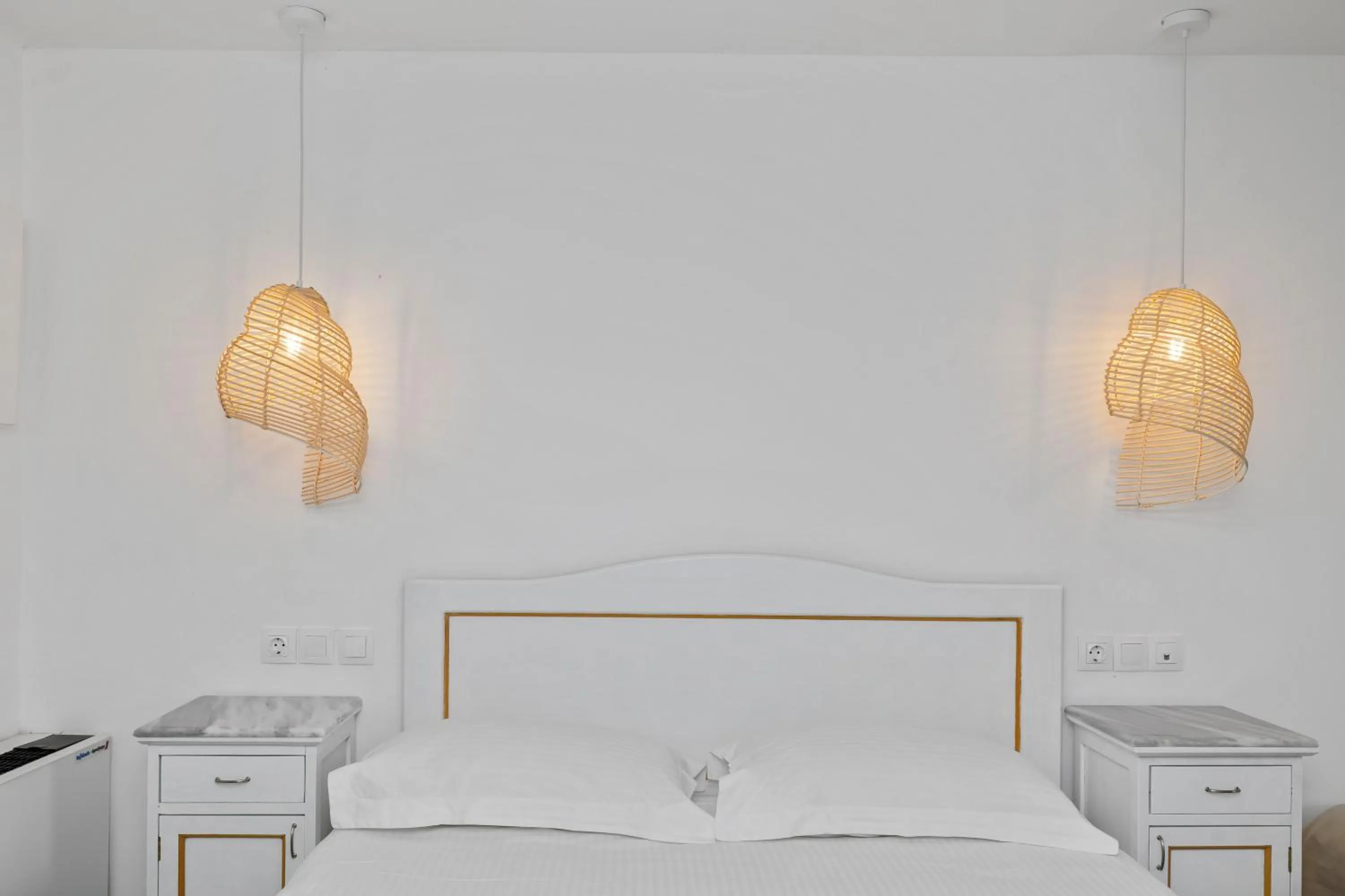 Bed in Erofili Beach Hotel