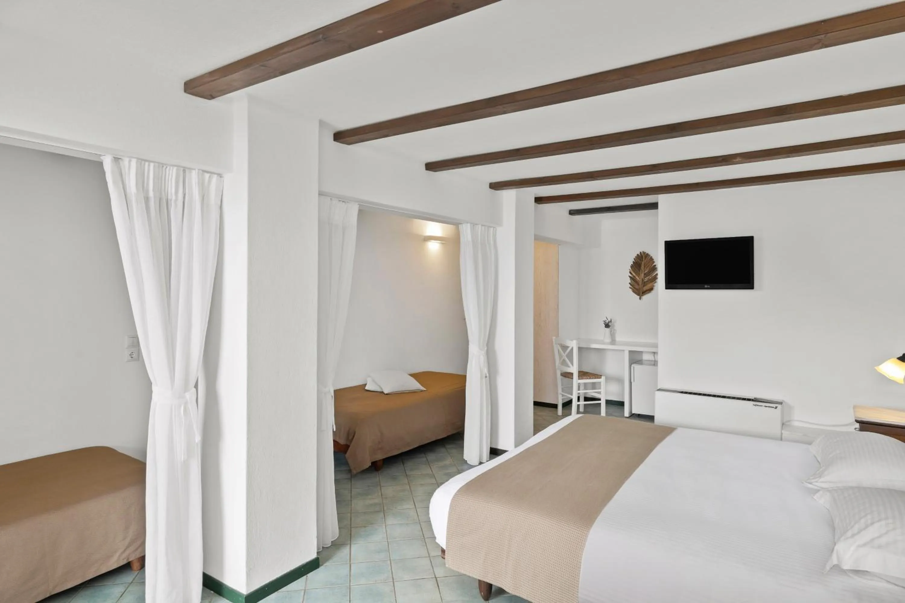 Bed in Erofili Beach Hotel